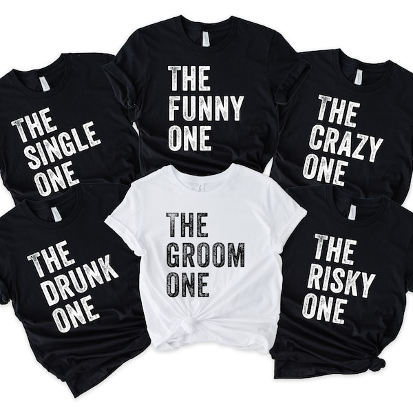 Personalized Groomsmen Bachelor Party Shirts, Best Man Shirt, Funny Wedding Party TShirts, Bachelorette Shirts, Groom Party T-Shirts