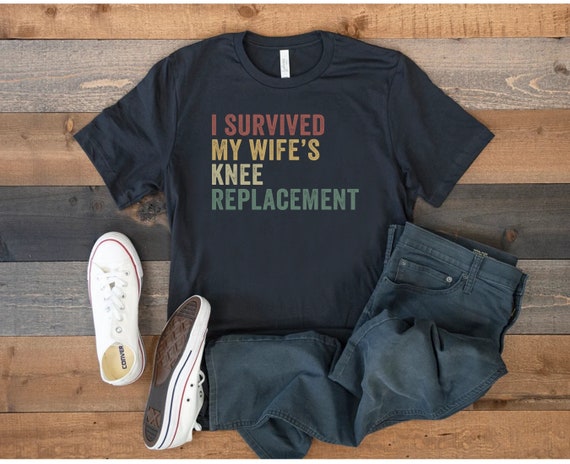 I Survived My Wifes Knee Replacement, Knee Surgery Gift For Men, Post Surgery Gift For Him, Get Well Soon Gift, Procedure Recovery Gift