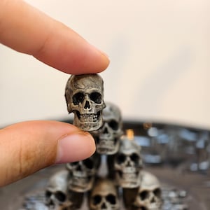 Miniature 3D printed Skull | Hand-Painted Relic From Ash