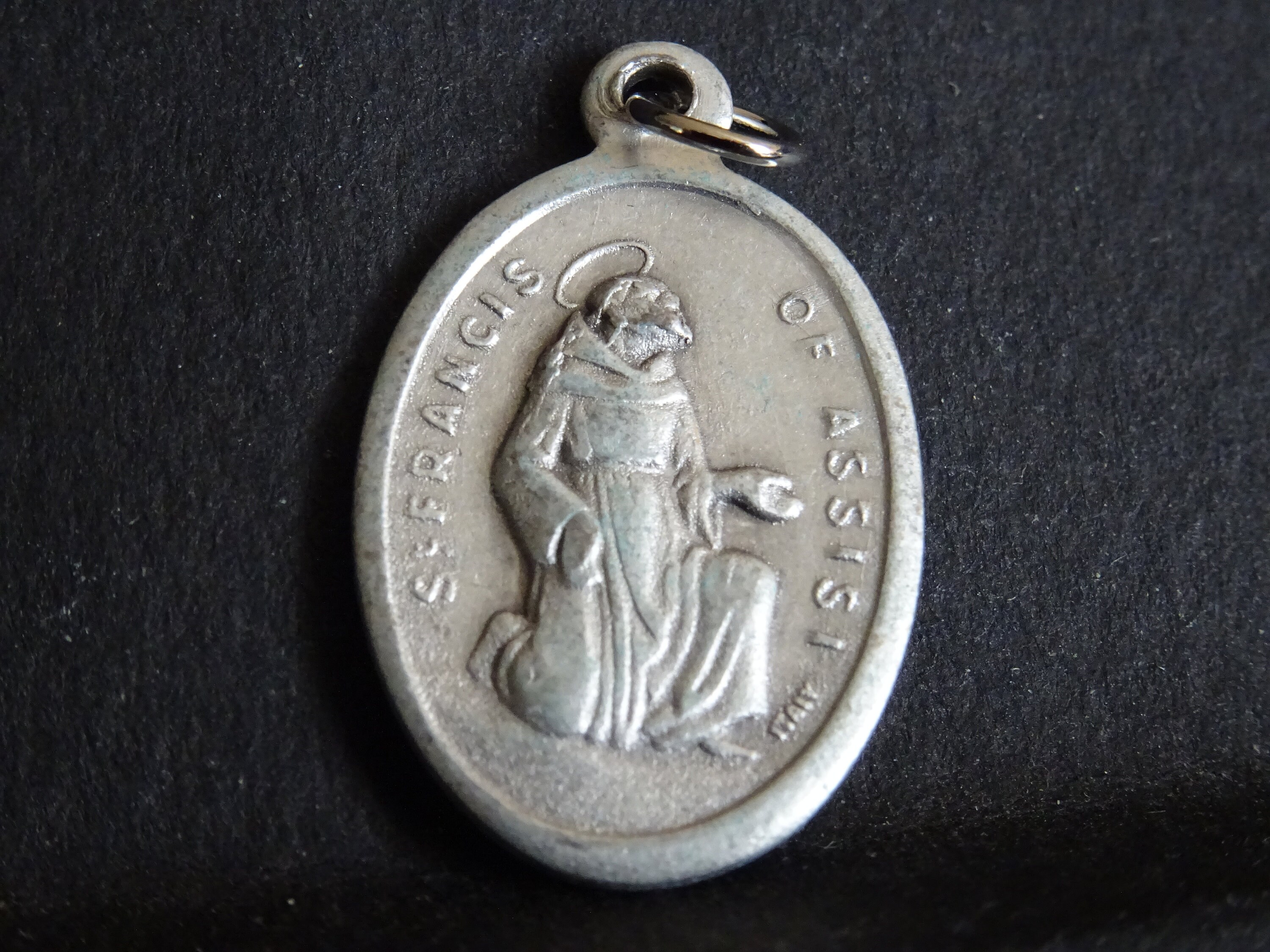 Saint François d'assise L'environnement Patron et Les Animaux Toutes Créatures, Même Oiseaux. Médail