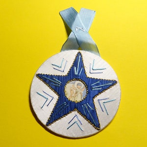 Mother Mary and Child keepsake, Home made Religious   BB 384