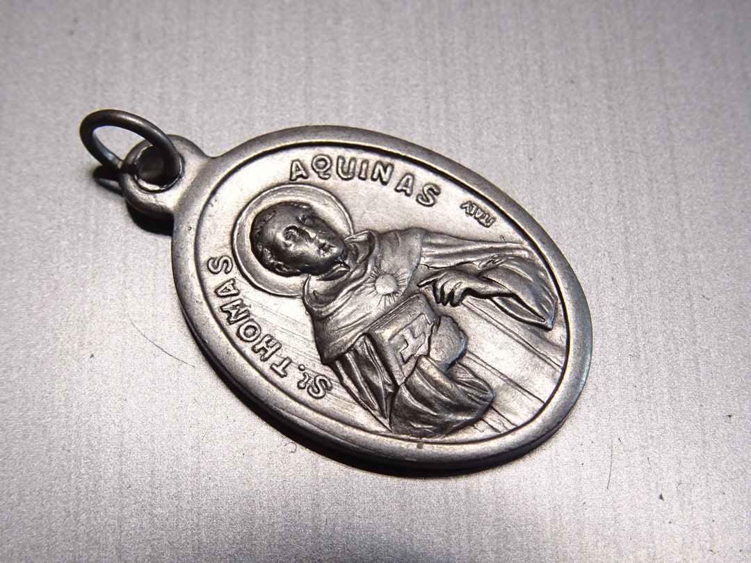St. Francis & Mother Cabrini Medal: Oxidized Silver Holy Charm - Etsy