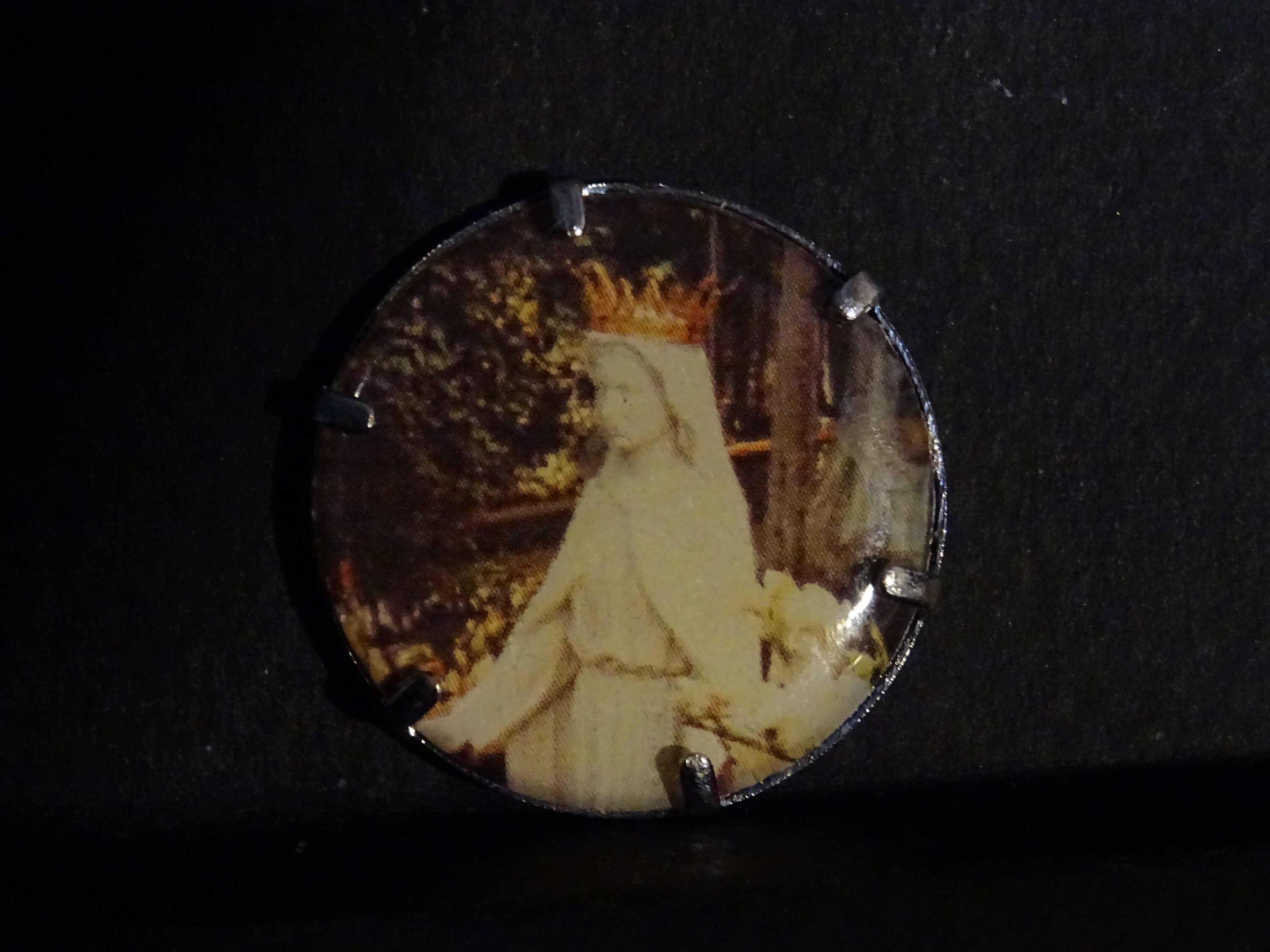 Moonna Delle Rose Fridge Car Stick sur Médaillon Vintage Médaille 2, 5 cm