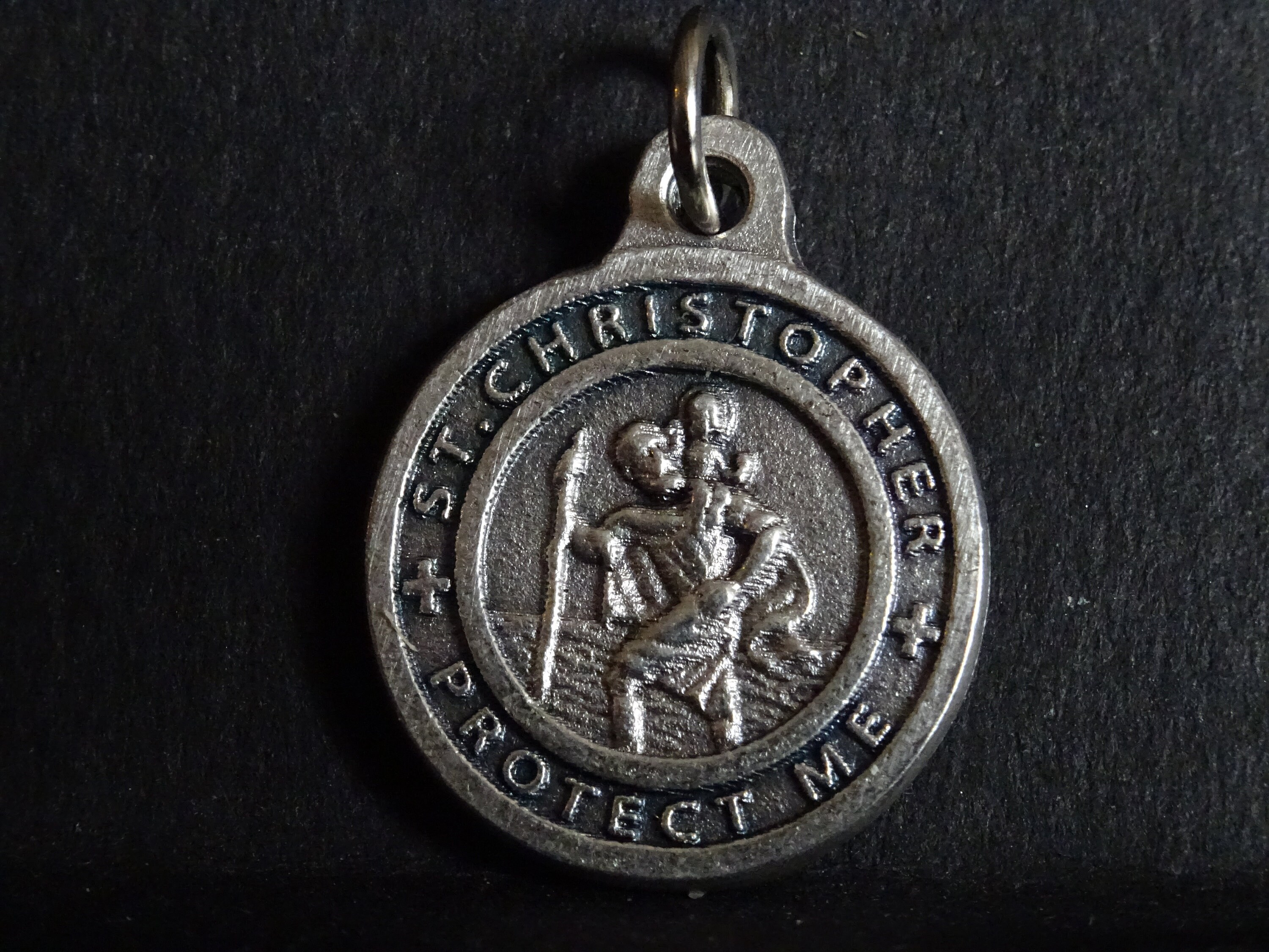 United States Navy St Christopher Protect Me Médaillon Italien Pendent Medaille