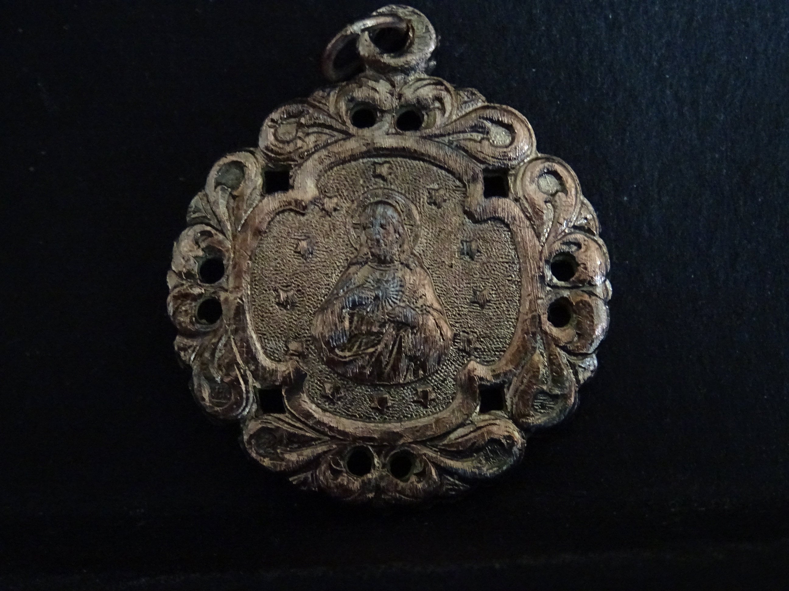 Notre-Dame de Palluau Est Une Commune Française, Située Dans L'ouest La France. 1905 Médaille Antiqu