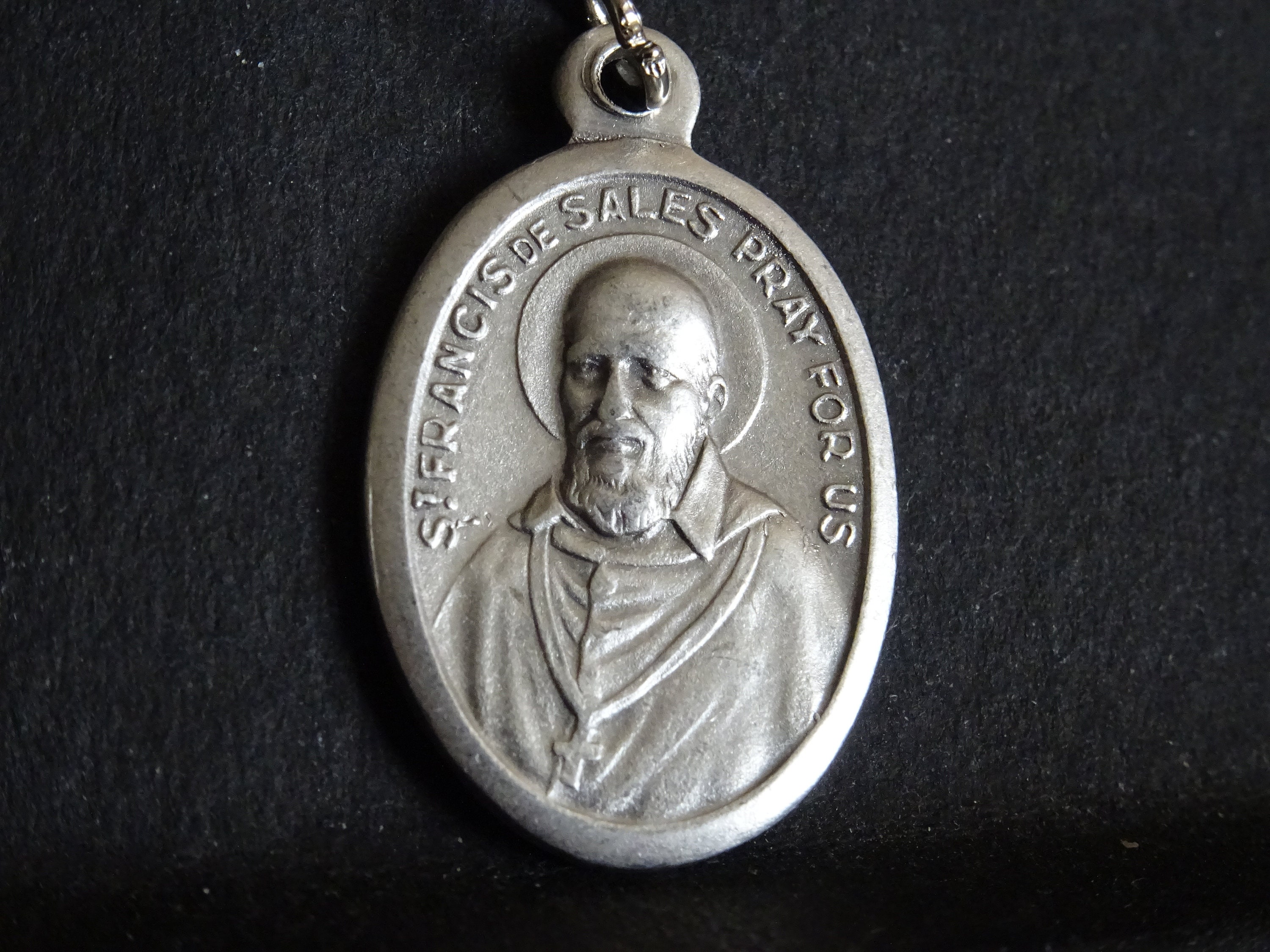 François de Sales, Patron Des Écrivains et L'unité Chrétienne. Ramener Les Protestants. Médaillon d'