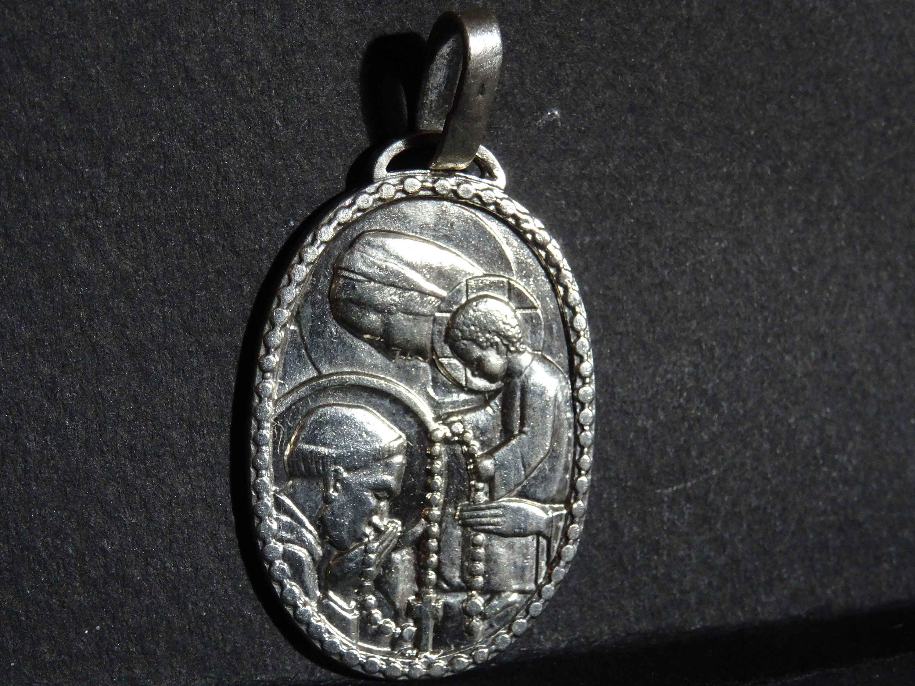 Notre-Dame de Lourdes Français Médaille d'argent Medaille