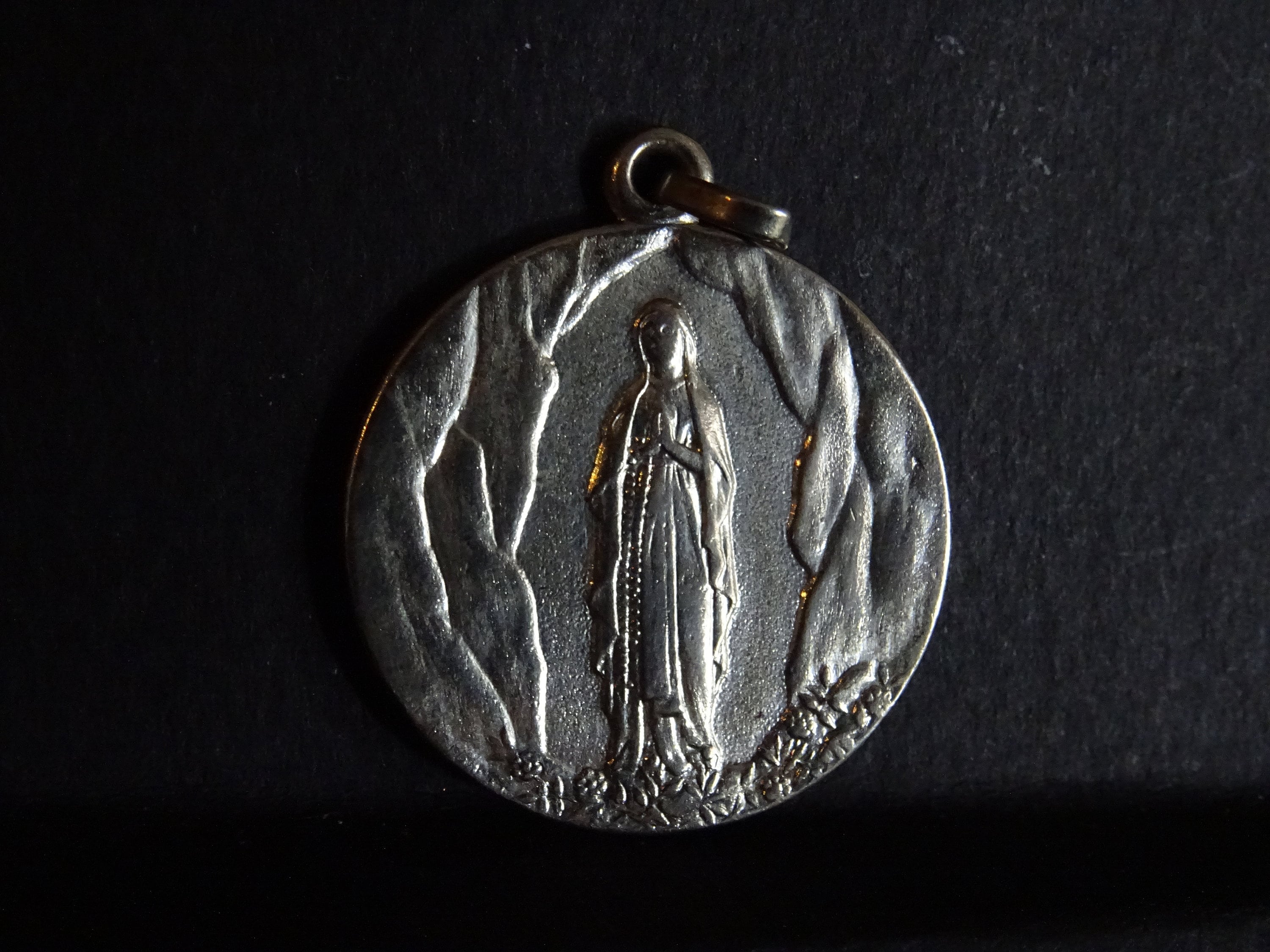 Médaille d'argent Joseph Child Jesus Holy Mary Medaille