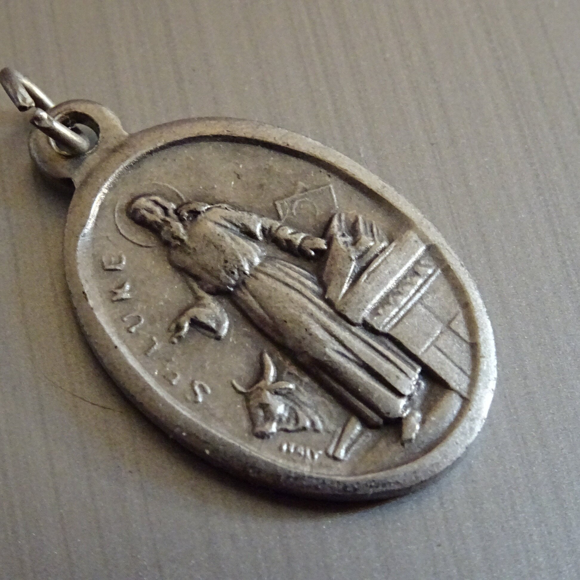 Saint Luc, Patron Des Artistes. Chirurgiens, Médaille Pendente Médaille Pendente D 139