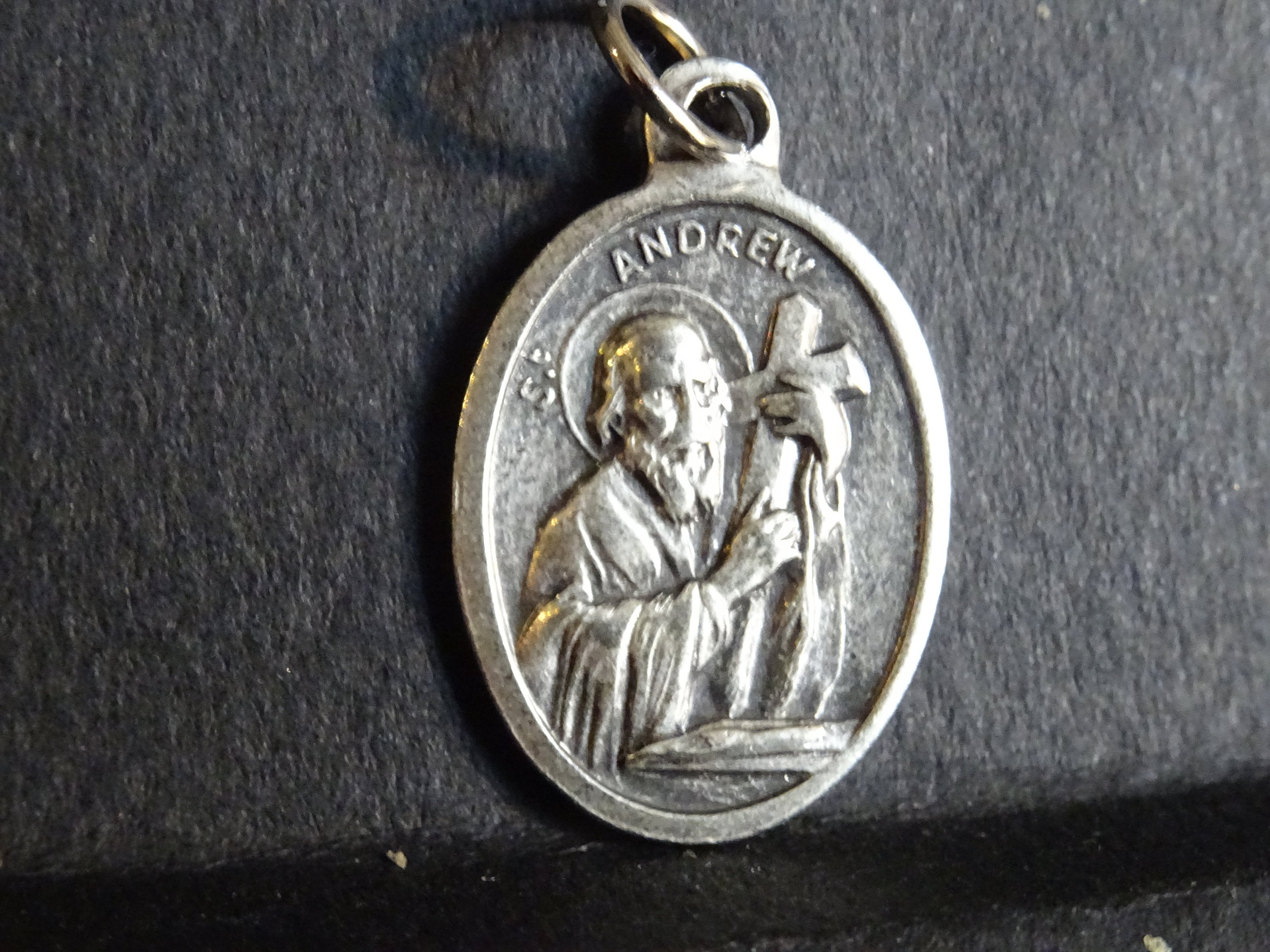 Millésime St. Andrew. Saint Patron Des Pêcheurs. Médaille Médaillon Pendent Medaille Saint Charme
