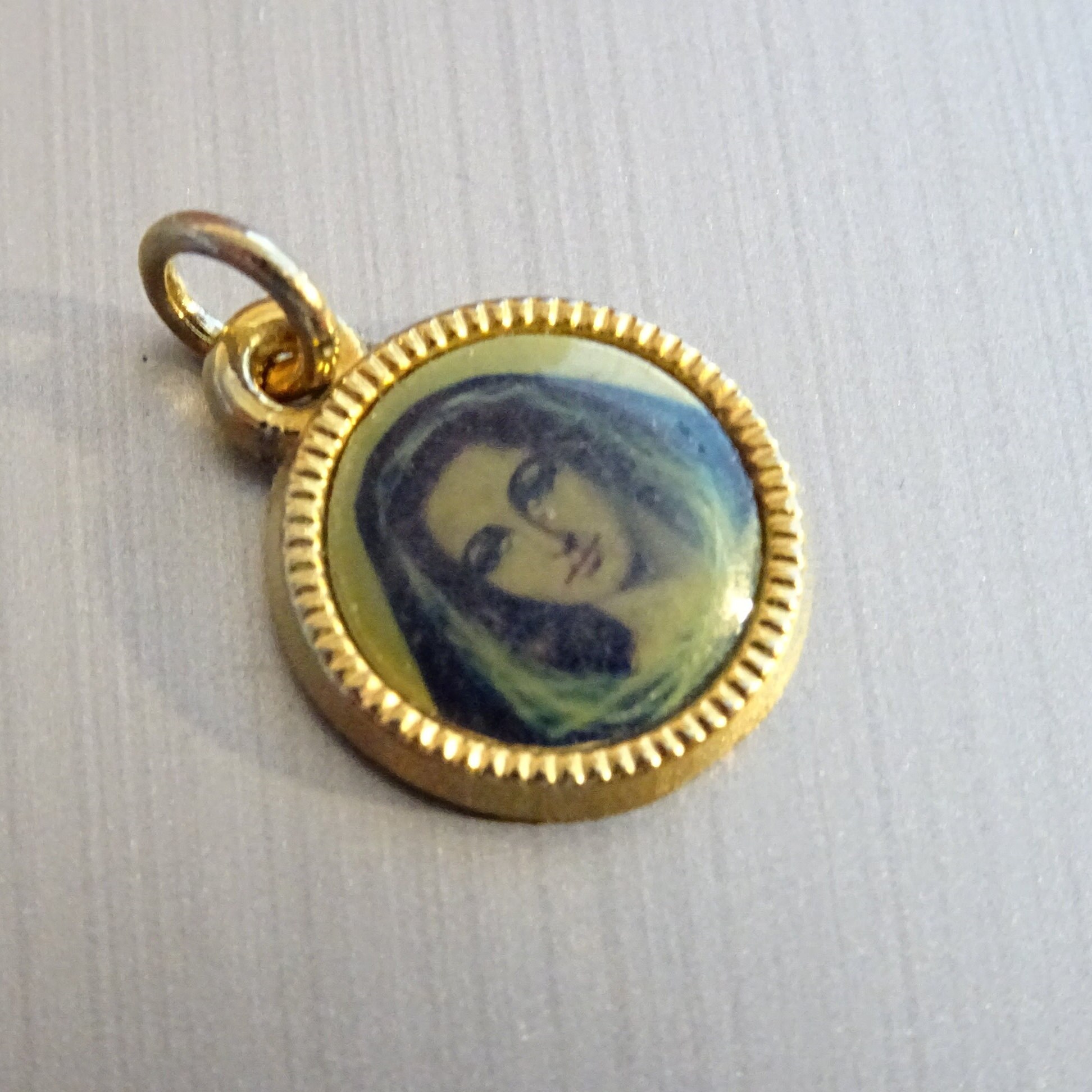 Vierge Marie Photo/Médaille Religieuse Médaillon Pendentif Saint Charme D 335