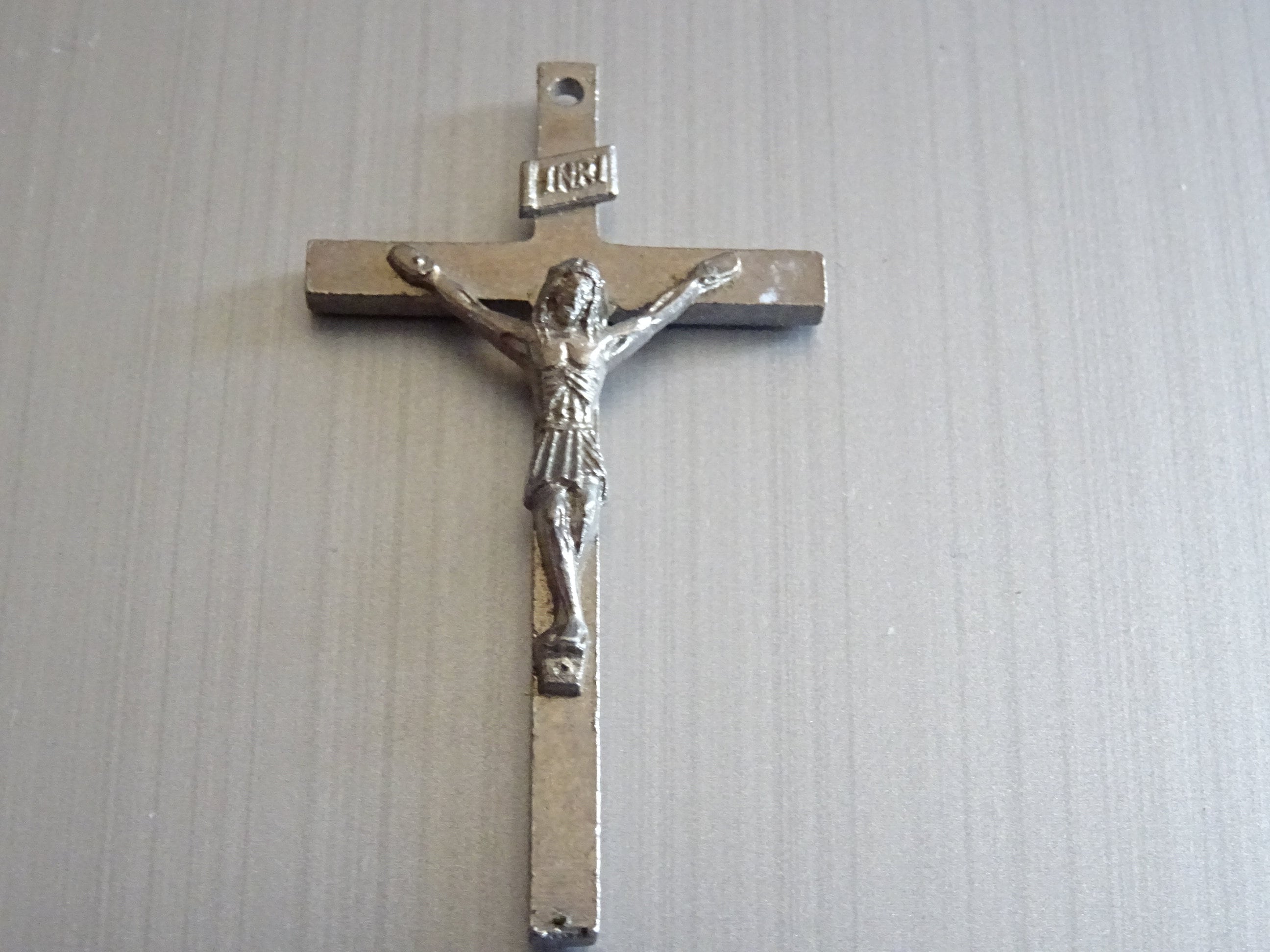 Croix Italie Millésime France Médaille Religieuse Pendentif Catholique Crucifix P 712