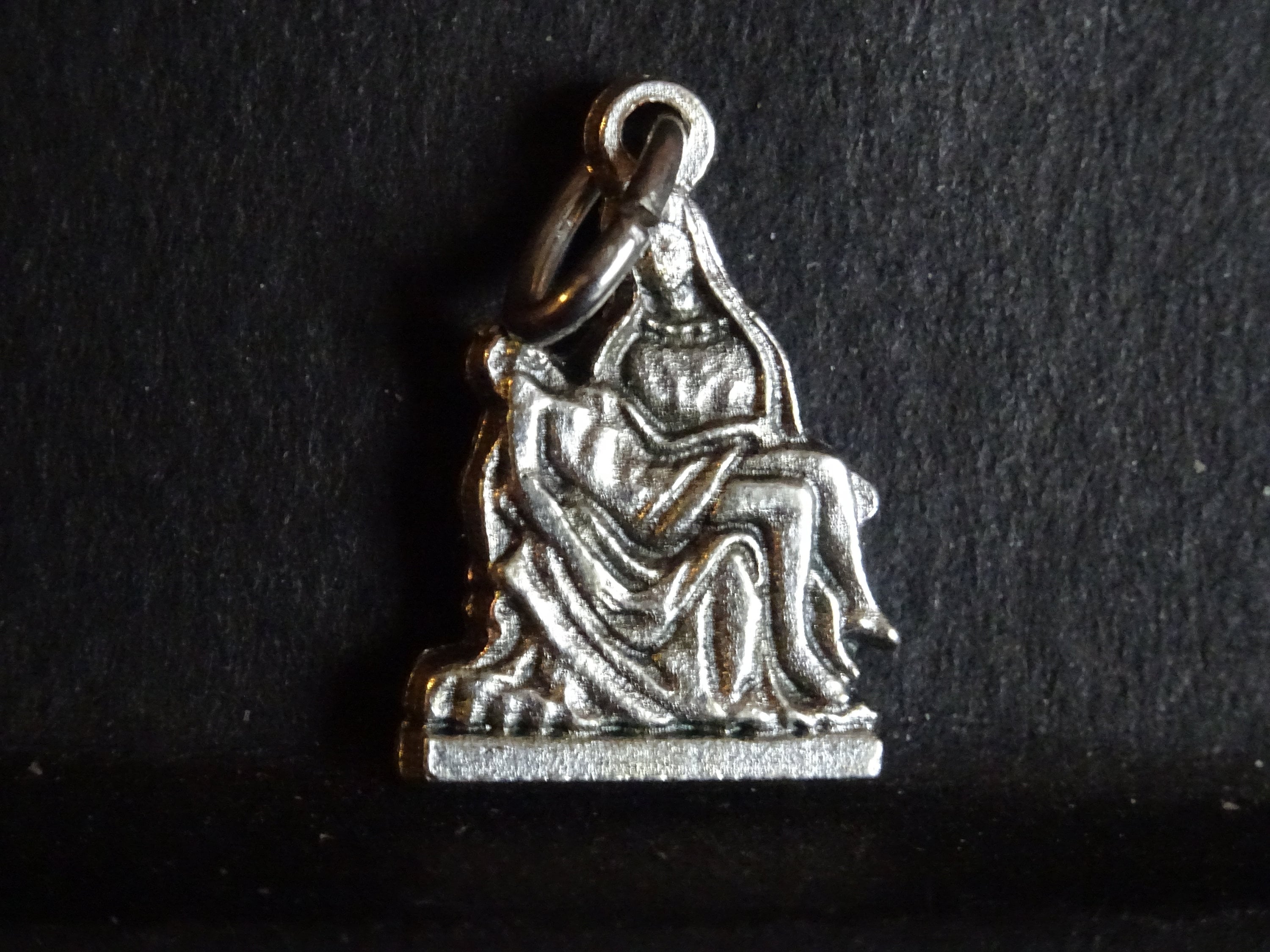 Marie avec Le Corps de Jésus Italien , Médaillon Pendent Medaille