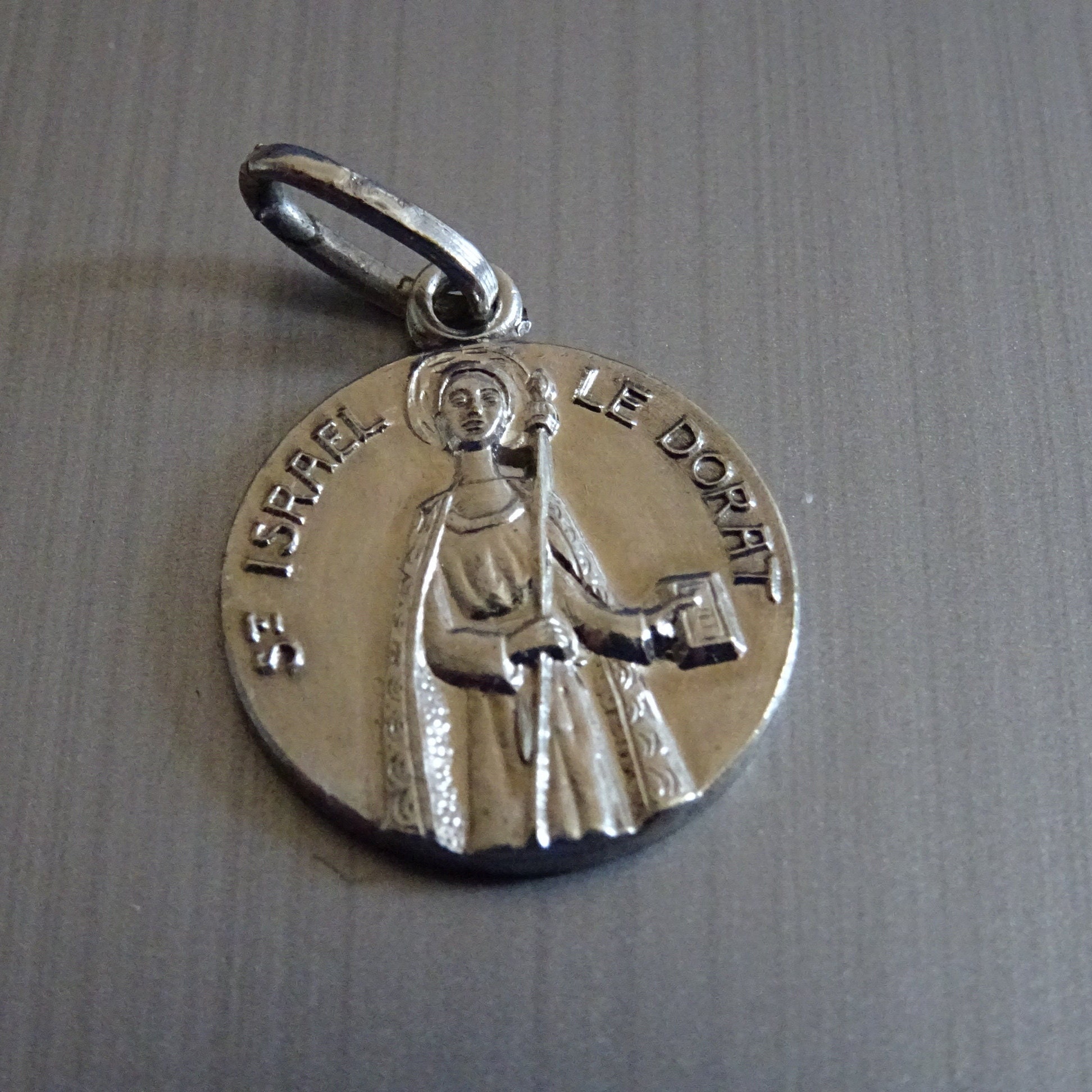 Saint Théobald de Dorat Il Favorisait Les Malades et Pauvres. Israël Le Doret. Médaille Médaillon Pe