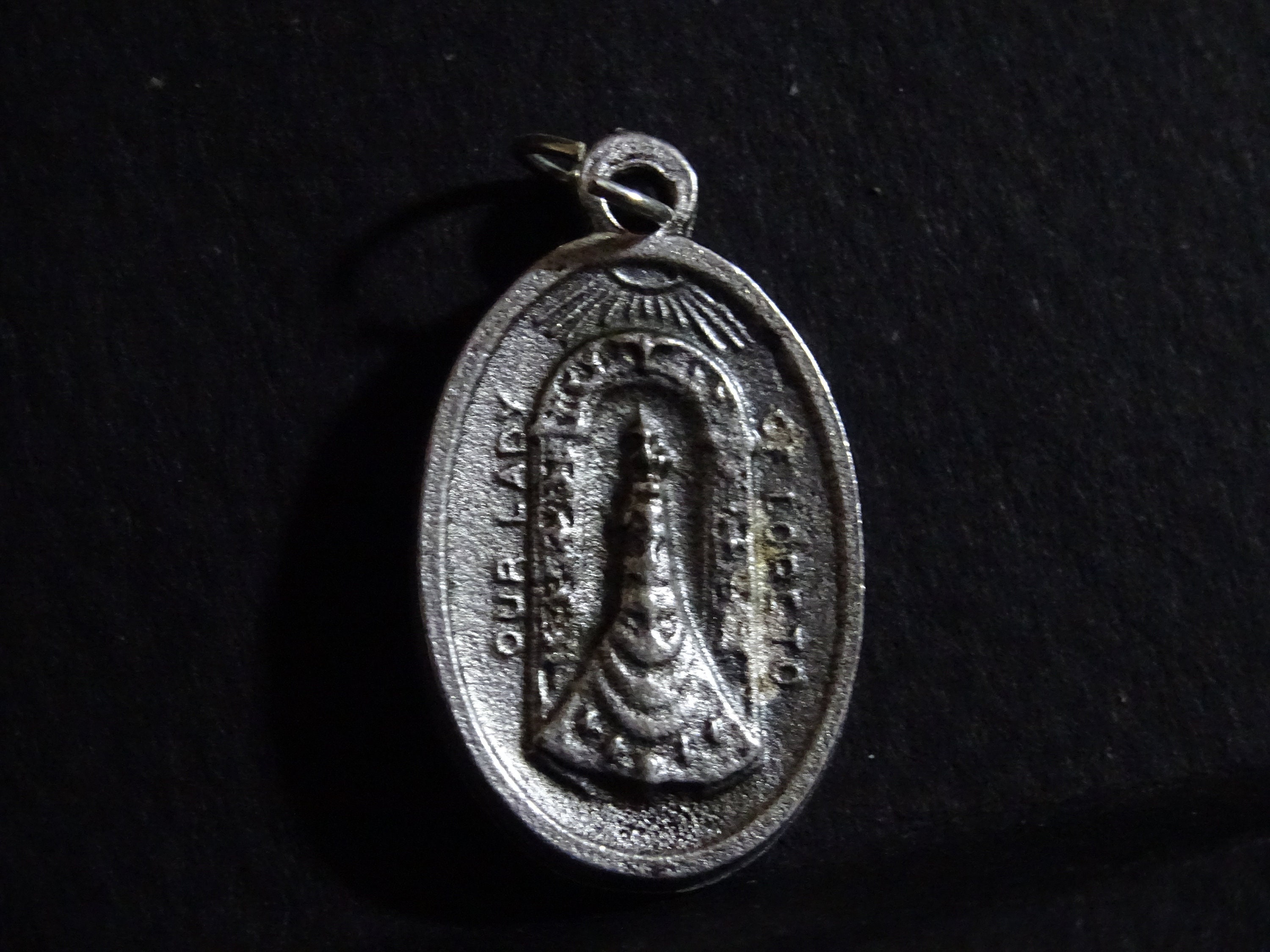 Vintage Medaille Notre-Dame de Loreto - Patronne Des Pilotes, Agents Bord et L'aviation