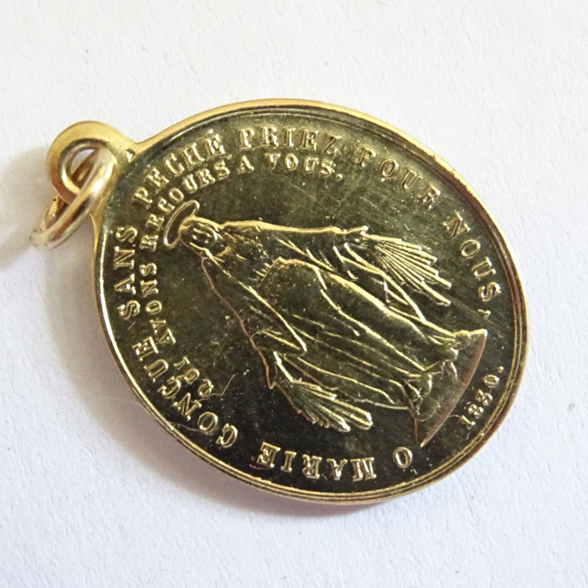 Puis IX Pont Max. カトリック メダリオン ペンダント 聖なるチャーム