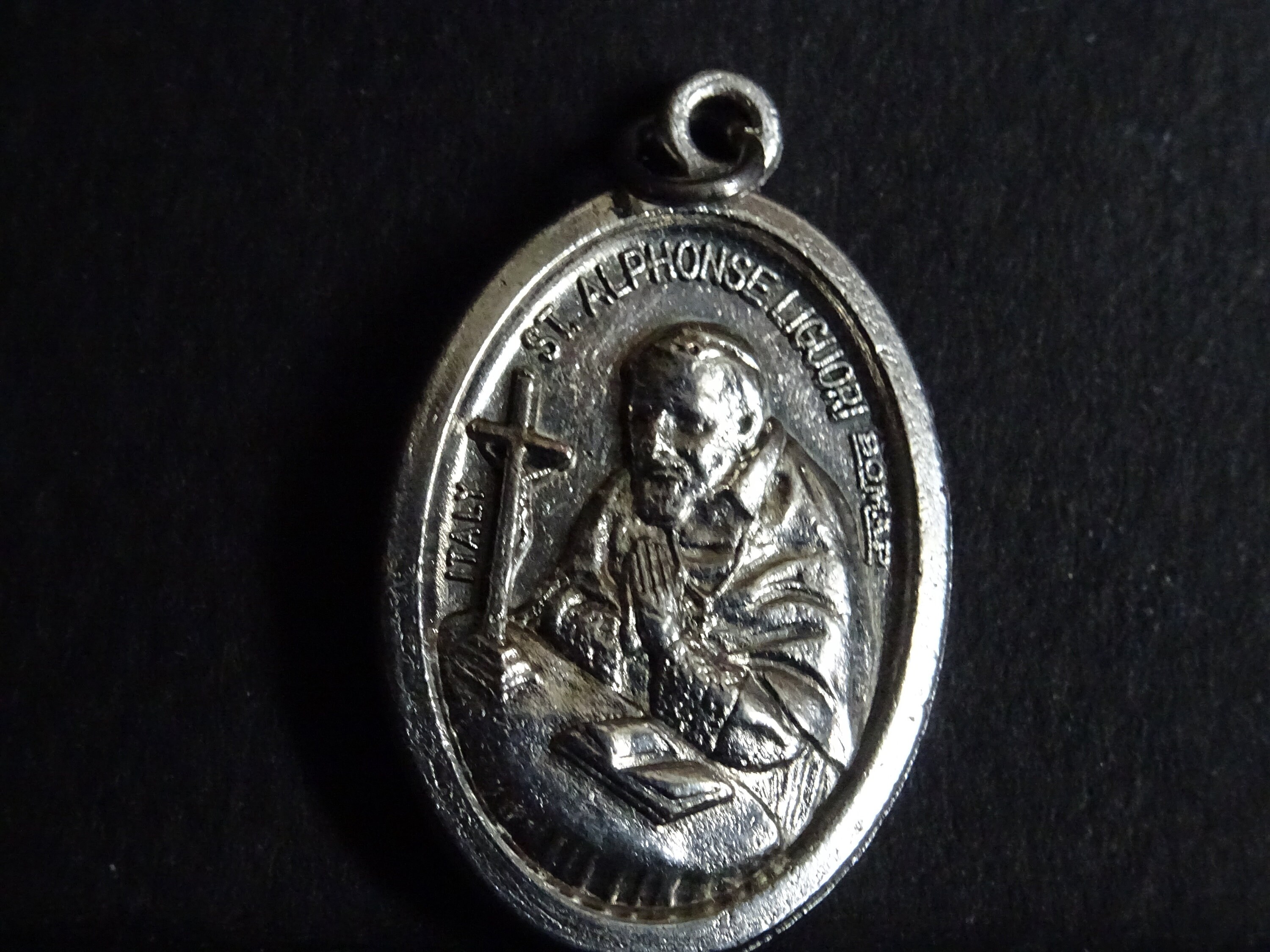 Vintage Medaille St. Alphonsus Liguori Medal Patron Saint of Etsy UK