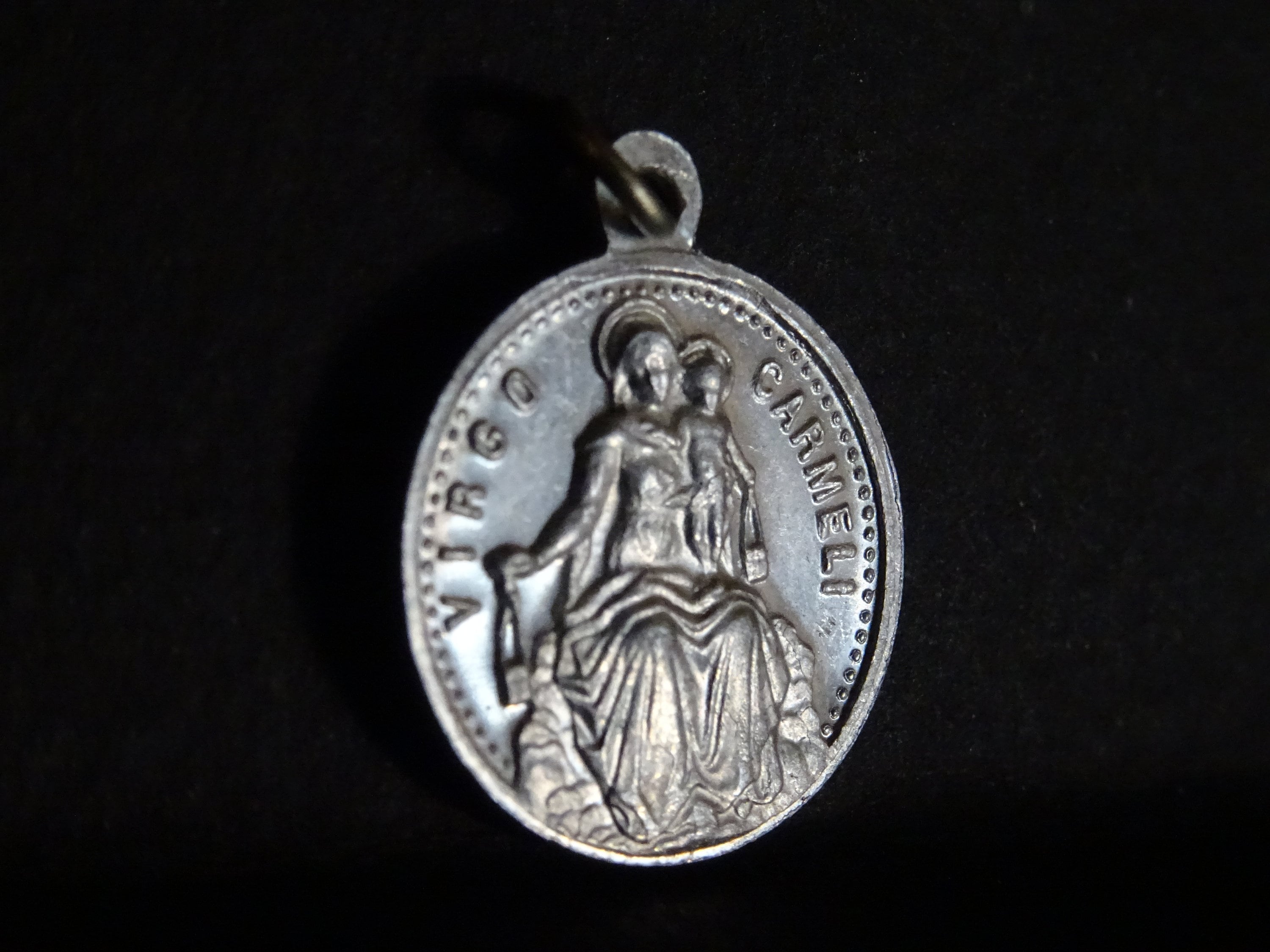 Vintage Our Lady of Mount Carmel Medal - Religious Charm - Etsy