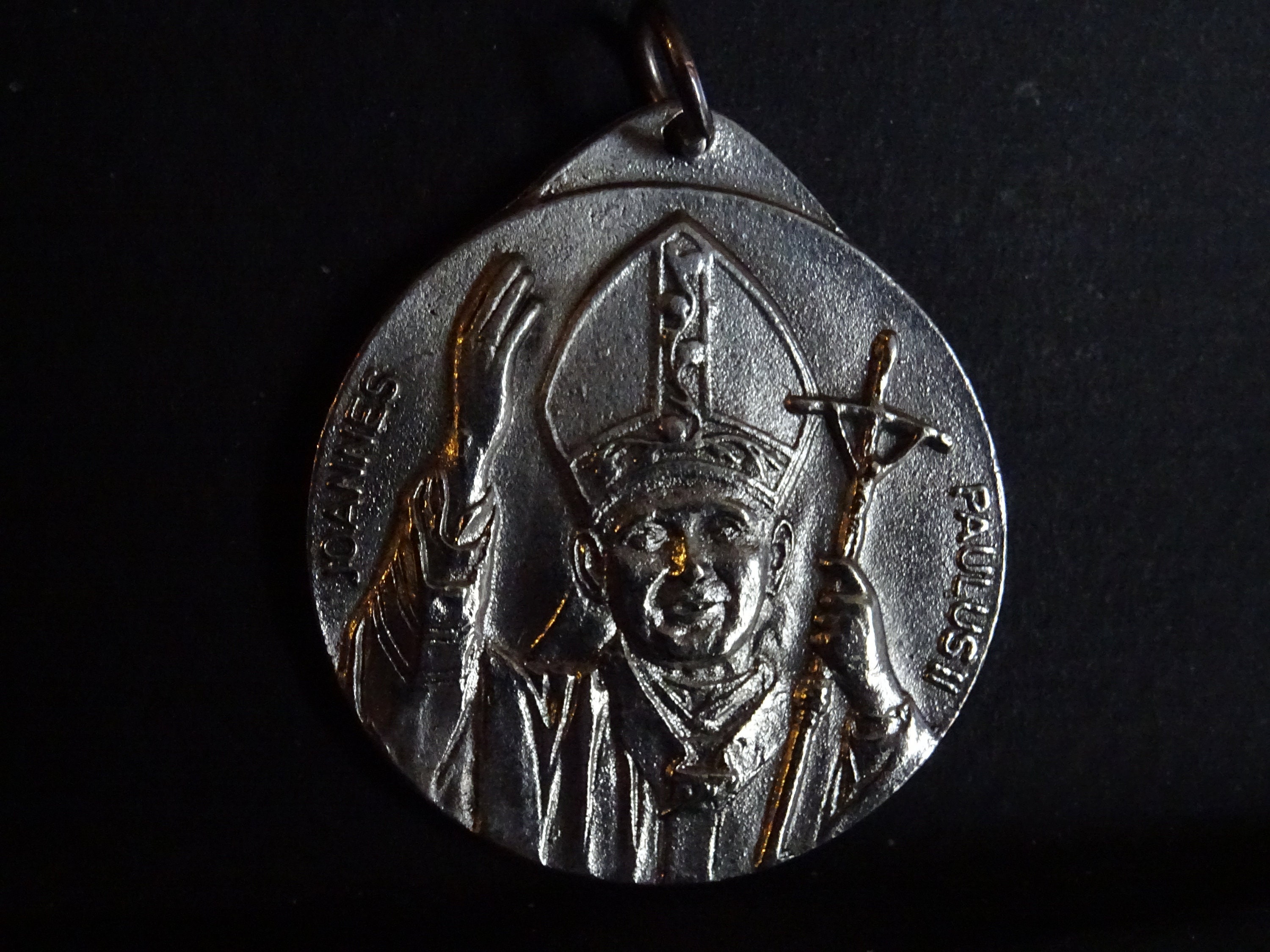 Joannes Paulus Ii Italie Rome Médaillon Pendent Medaille Holy Charm P 5