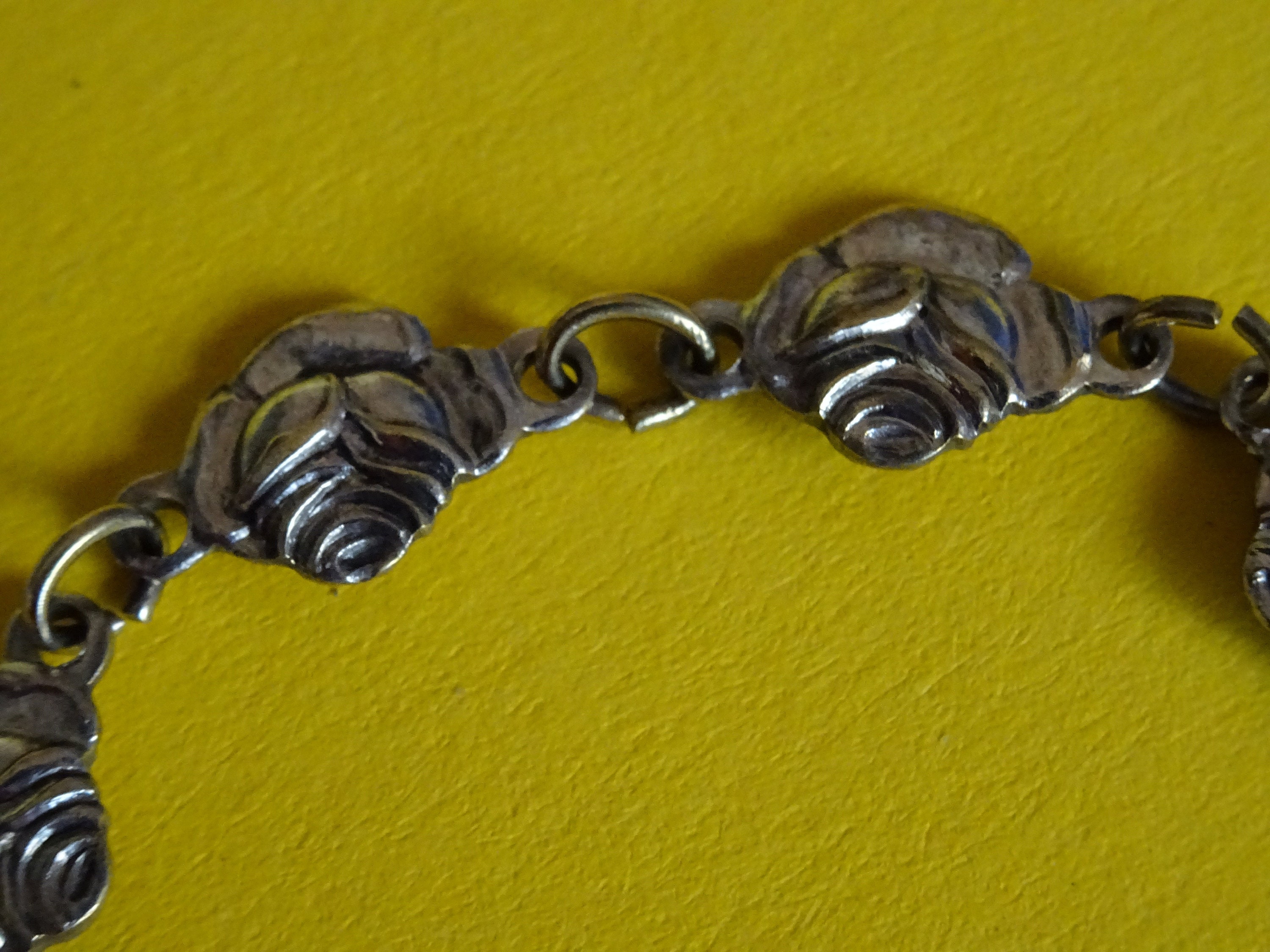 Saints and Roses Bracelet silver Antique Religious French Etsy