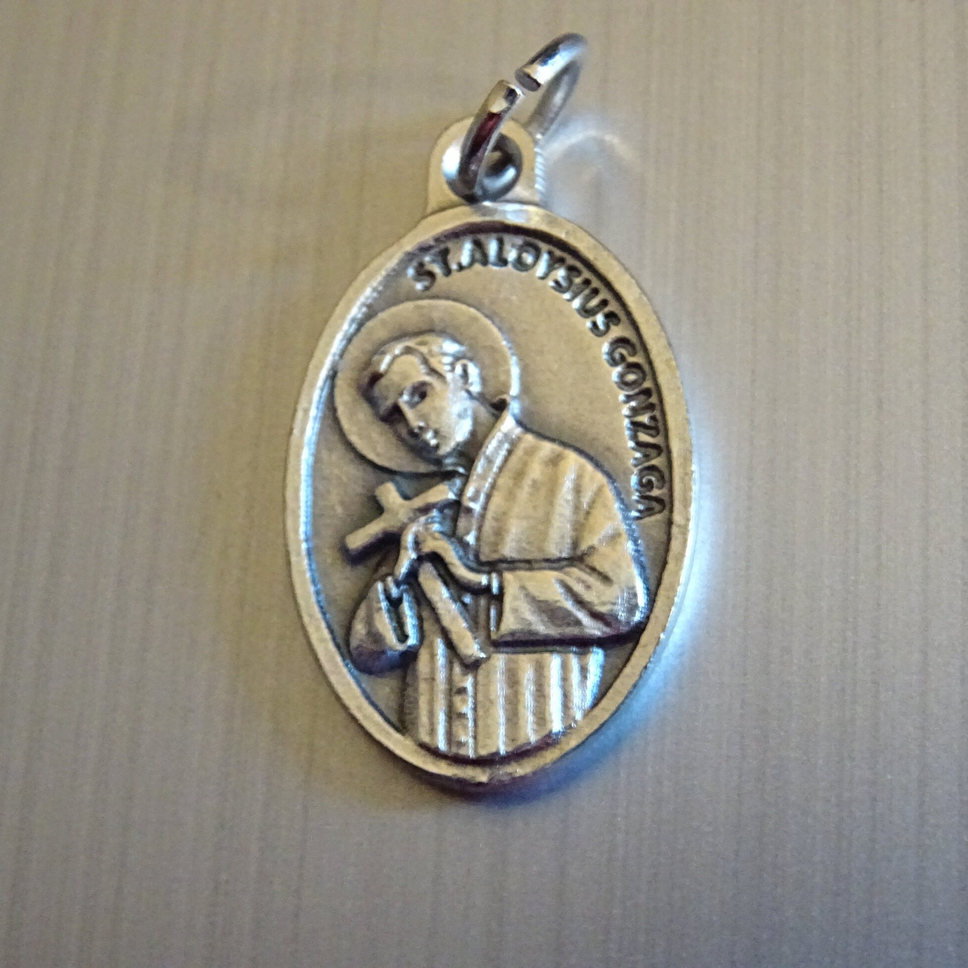 Saint Aloysius Gonzaga. Jeunes Étudiants, Jeunes Chrétiens, Scolastiques Jésuites, Aveugles, Médaill