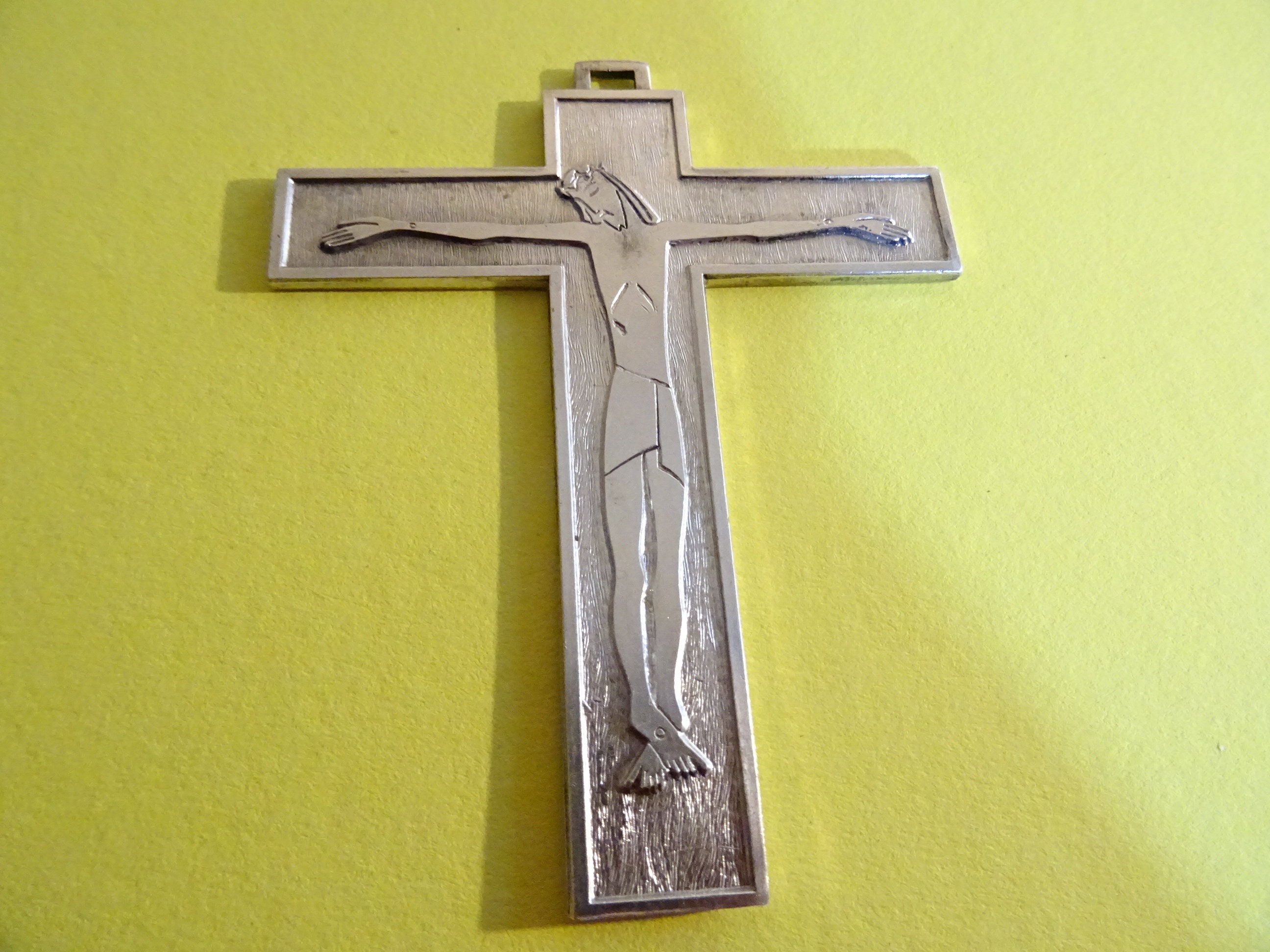 Lycée Pasteur 1961 Profession de Foi Croix Du Crucifix Chapelet Religieux Pectoral. Grand Français P