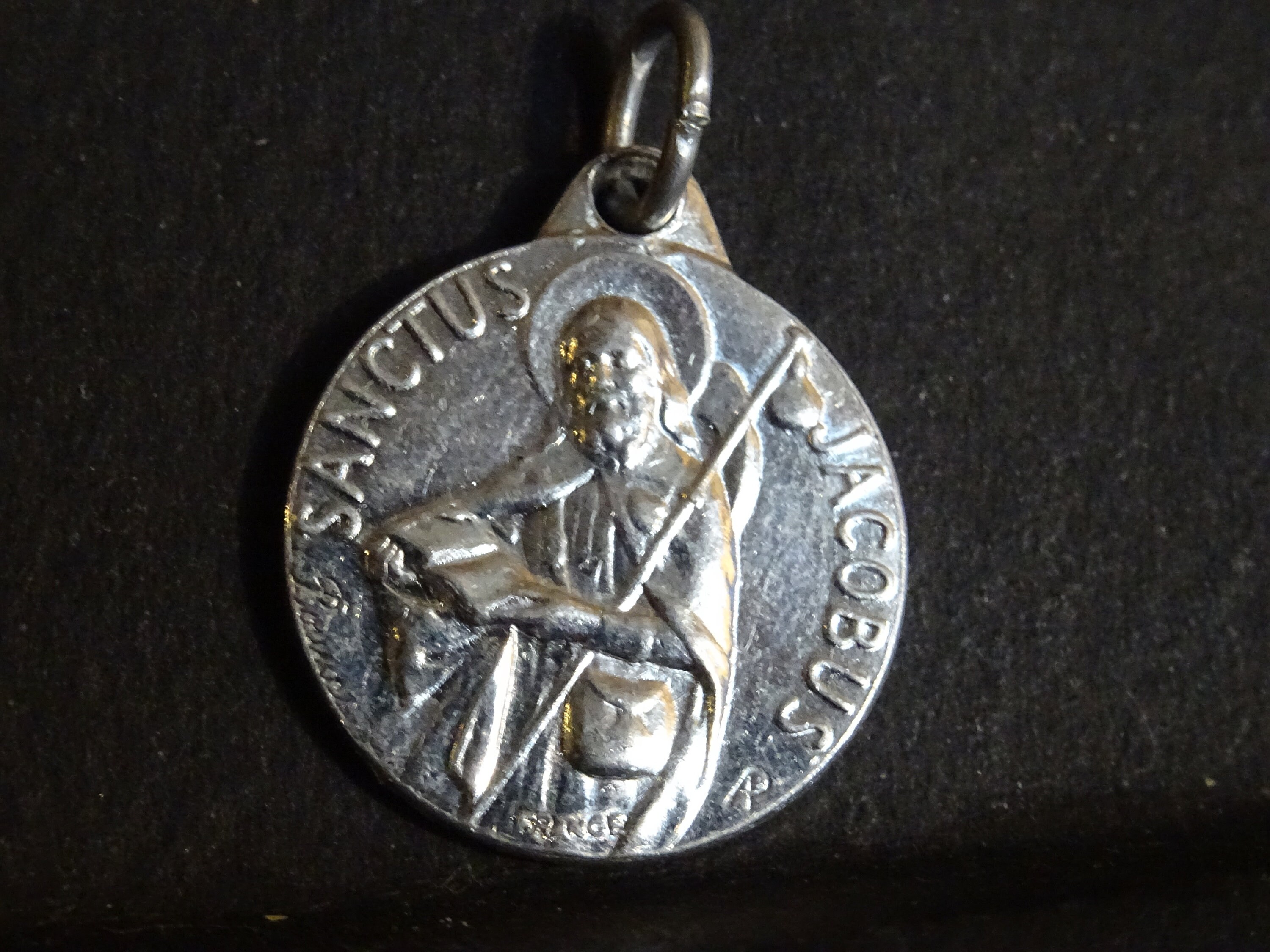 st. Jacobus Venere Cappelle Brouck Venus Brouck Chapelles Medal Medaille Religious Vintage Holy Char