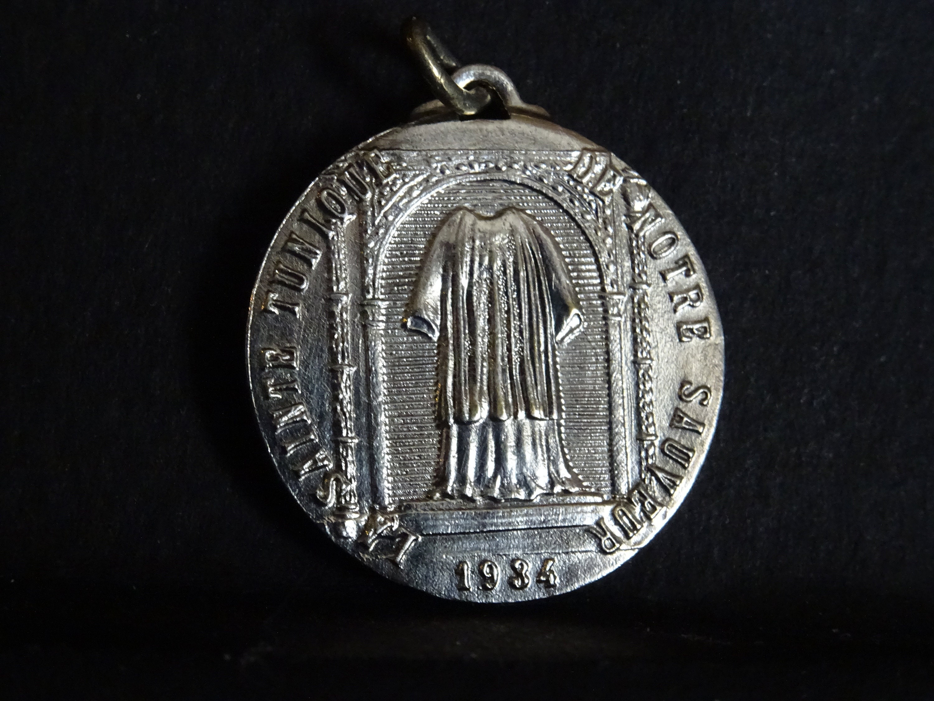 La Sainte Tunique 1934 Médaille d'argent Medaille Millésime Religieux