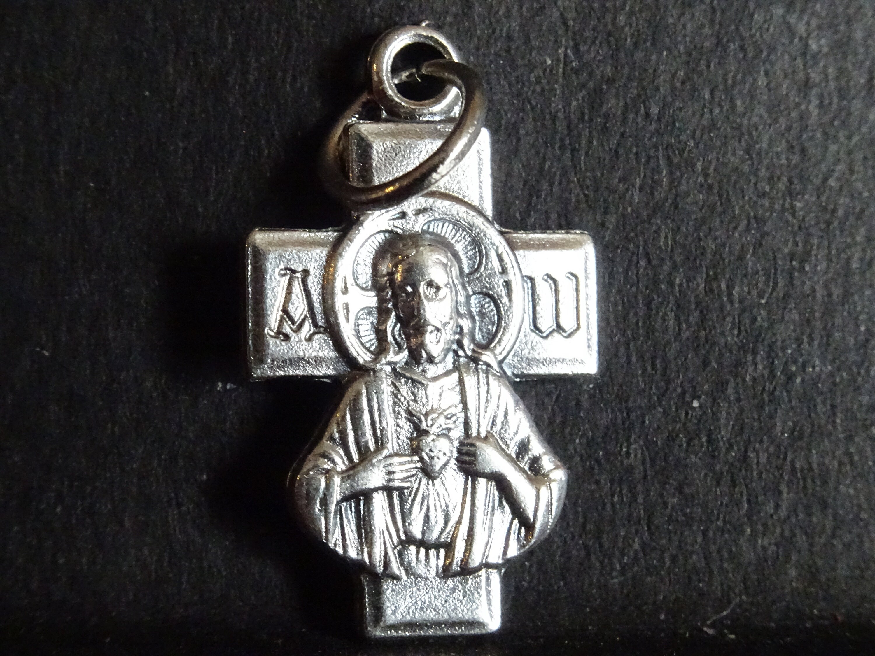 Croix Sainte Anne Italienne , Médaillon Pendent Medaille