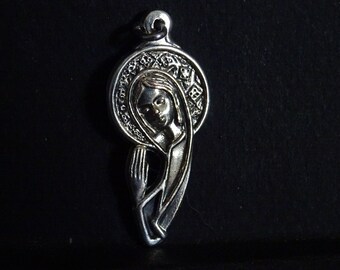 Maagd Maria Italië Hangende Medaillon Heilige Charme P 374