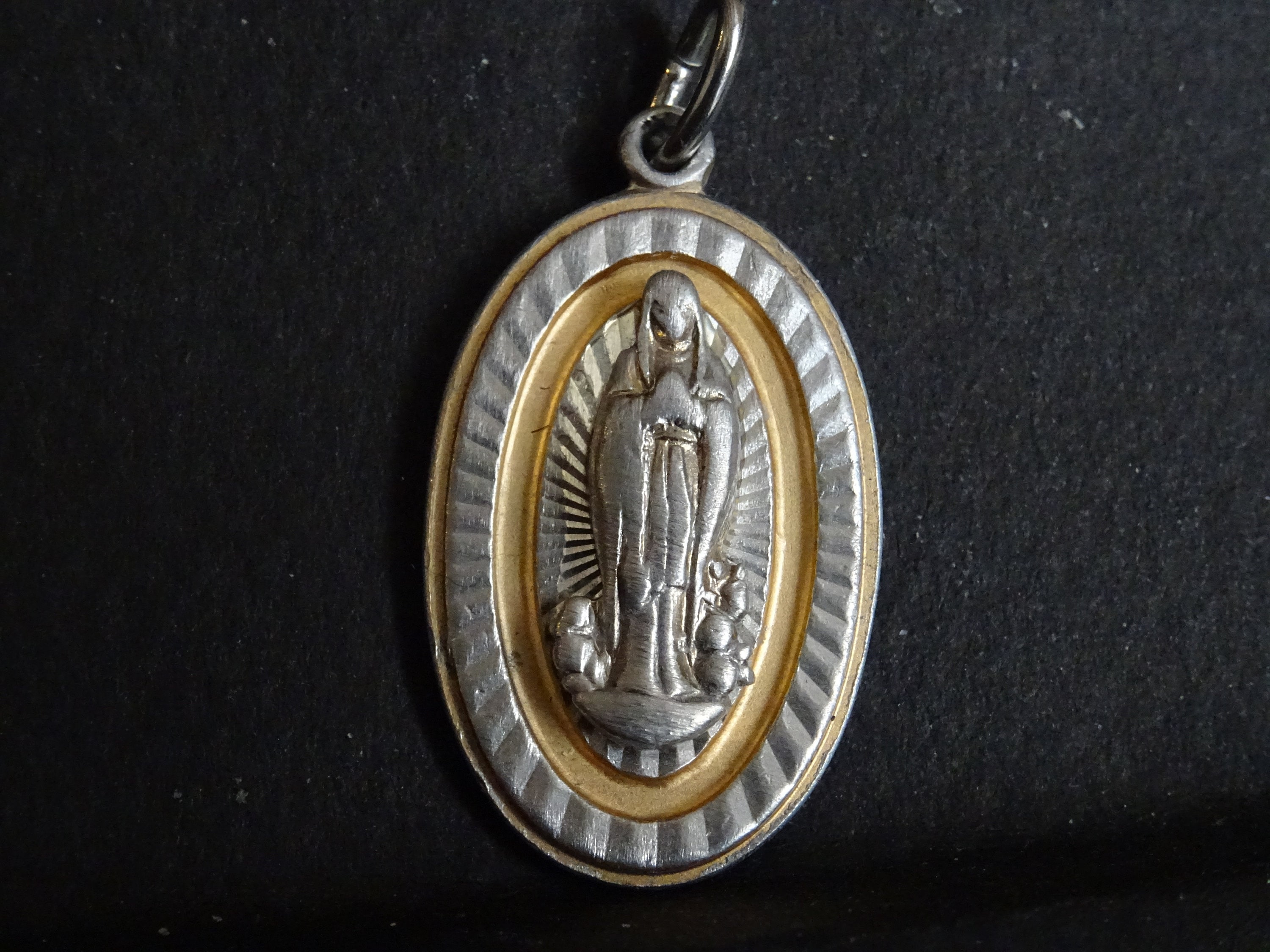 Notre Mère Religieuse Allemagne Médaille Medaille Aluminium Saint Charme