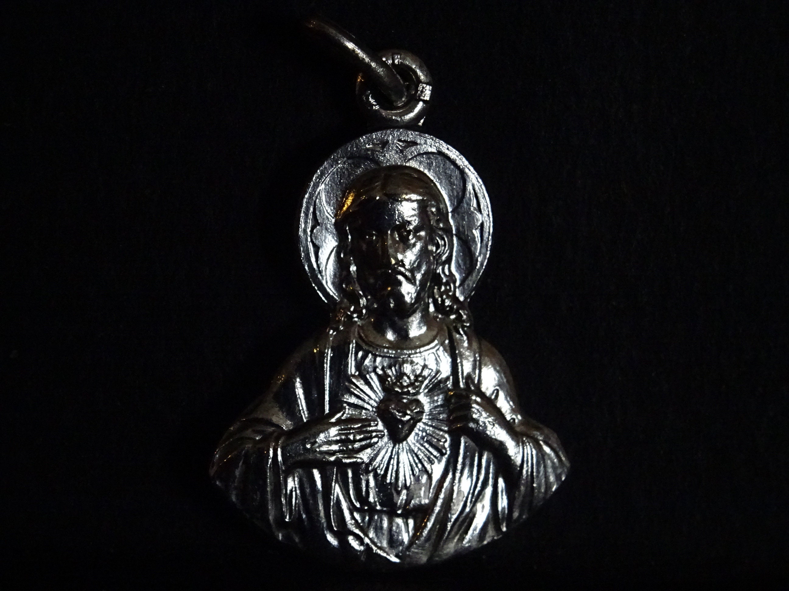 Jésus Souvenir de Montmartre Médaille Religieuse Medaille Médaillon Saint Charme Pendent P 534