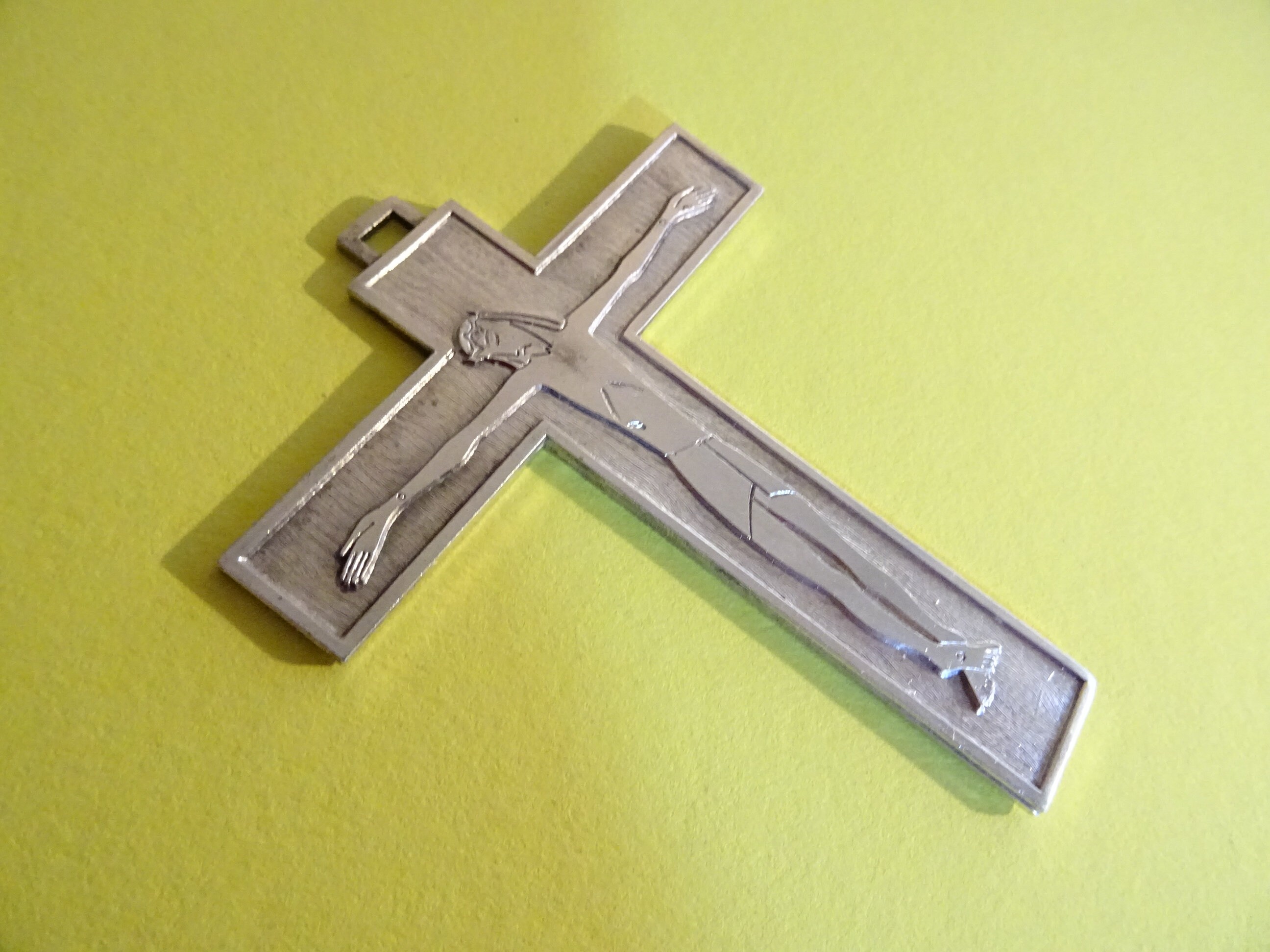 Lycée Pasteur 1964 Profession de Foi Croix Du Crucifix Chapelet Religieux Pectoral. Grand Français P