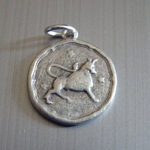 Zodiac New Age Pendant Taurus Amulette Charm Horoscope Astrology B 489