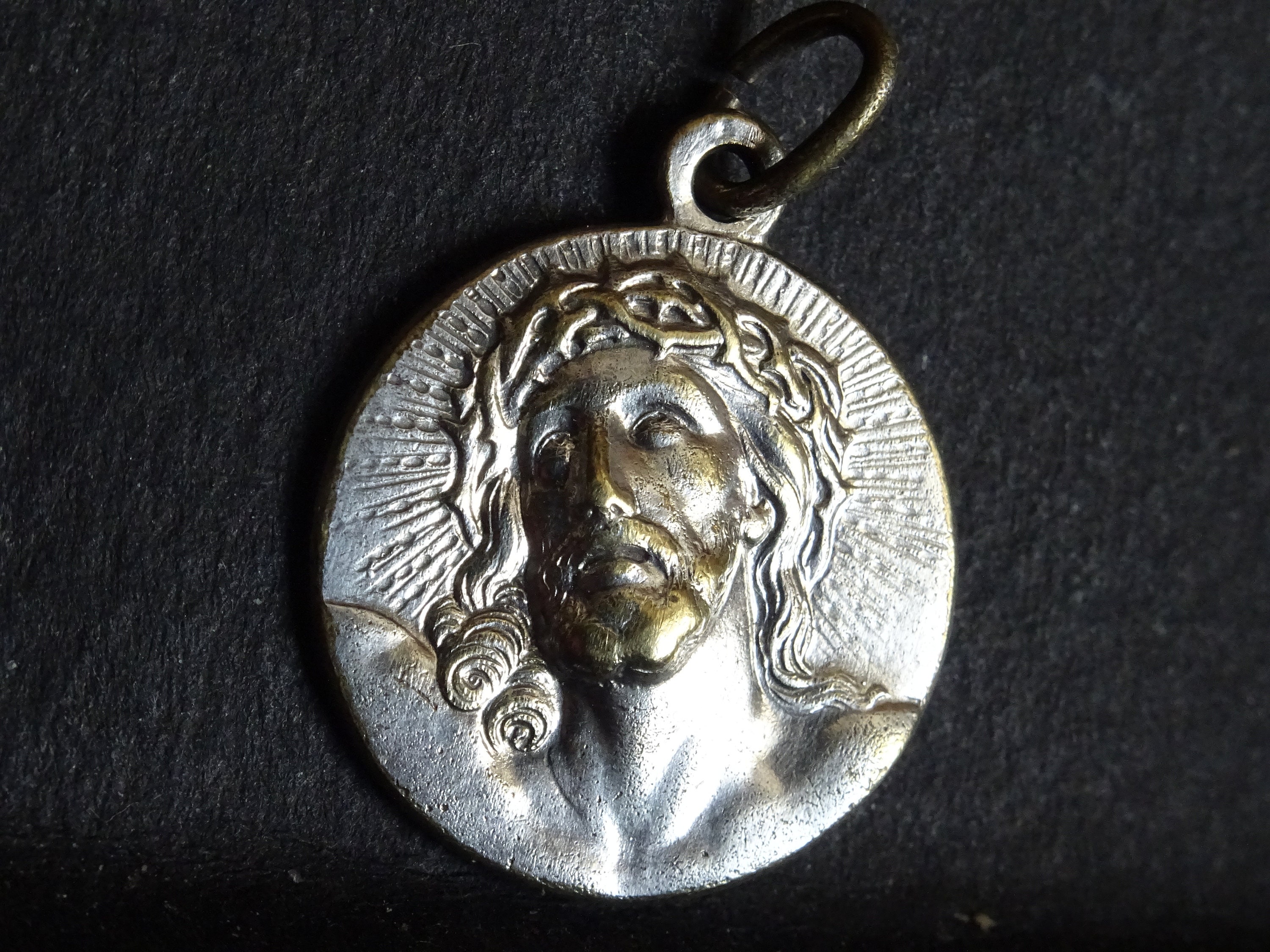 Couronne d'épines, Ordre de La Sainte Croix Sépulcre Jérusalem , Médaillon Pendent Medaille Saint Ch