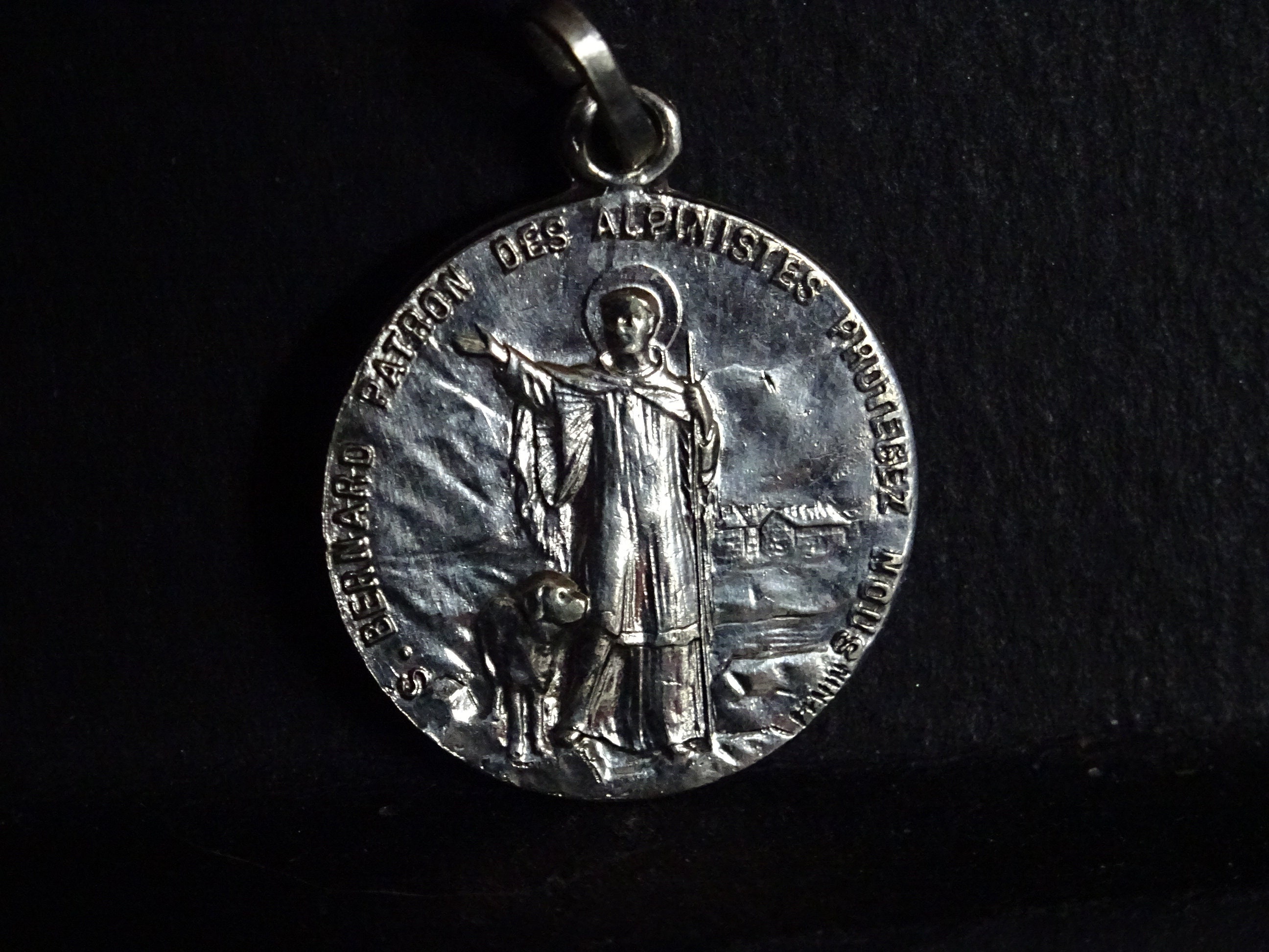 Saint Gérard Patron de La Maternité, Femmes Enceintes Fertilité Signé Penin. Médaille Antique Cathol