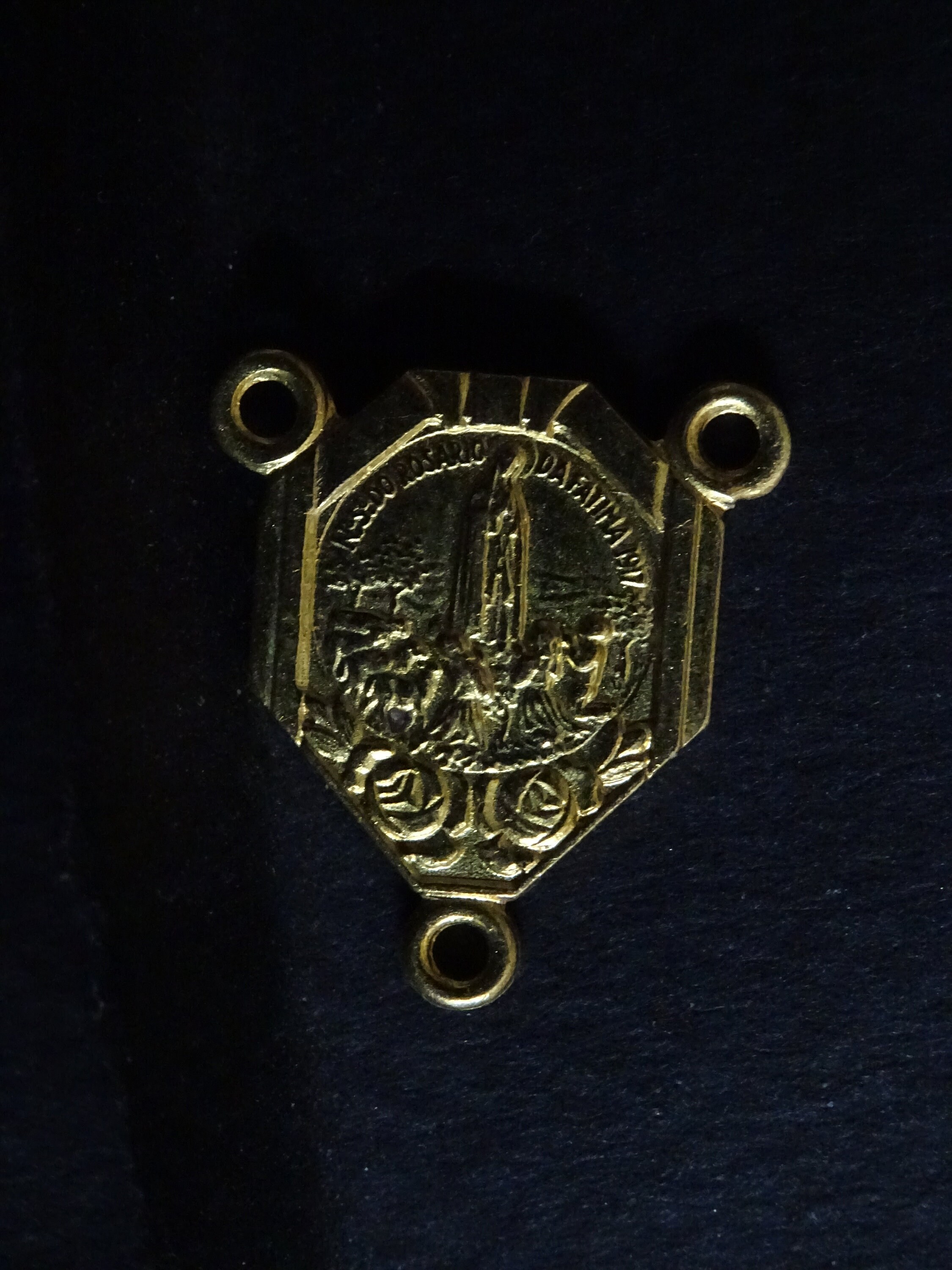 Notre-Dame de Fatima, Nossa Senhora Do Rosario de Fatima Medal Centre Rosary P 144