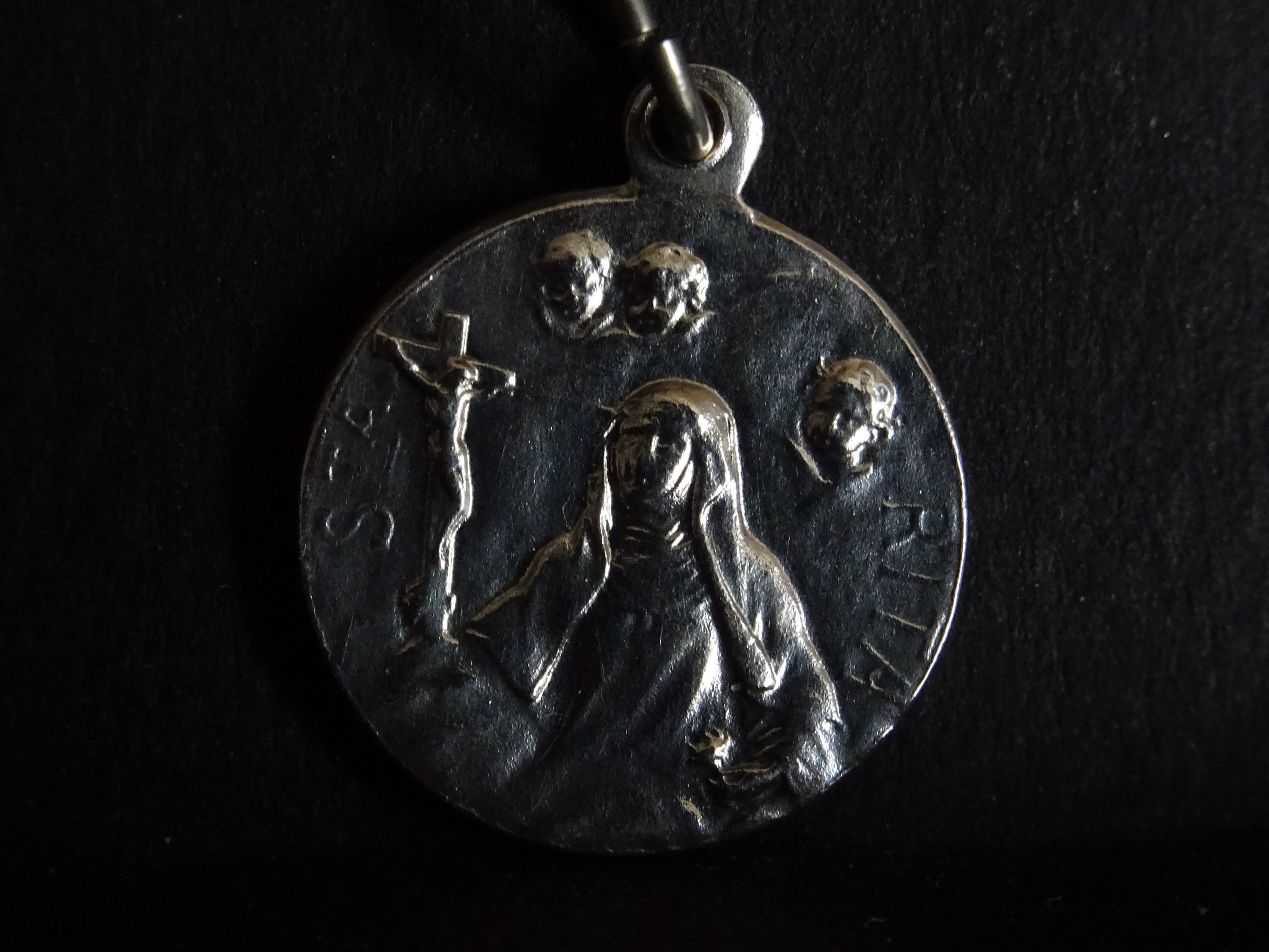 Sainte Rita Des Impossible Patronne de La Solitude, Difficultés Mariage Médaille d'argent Medaille V