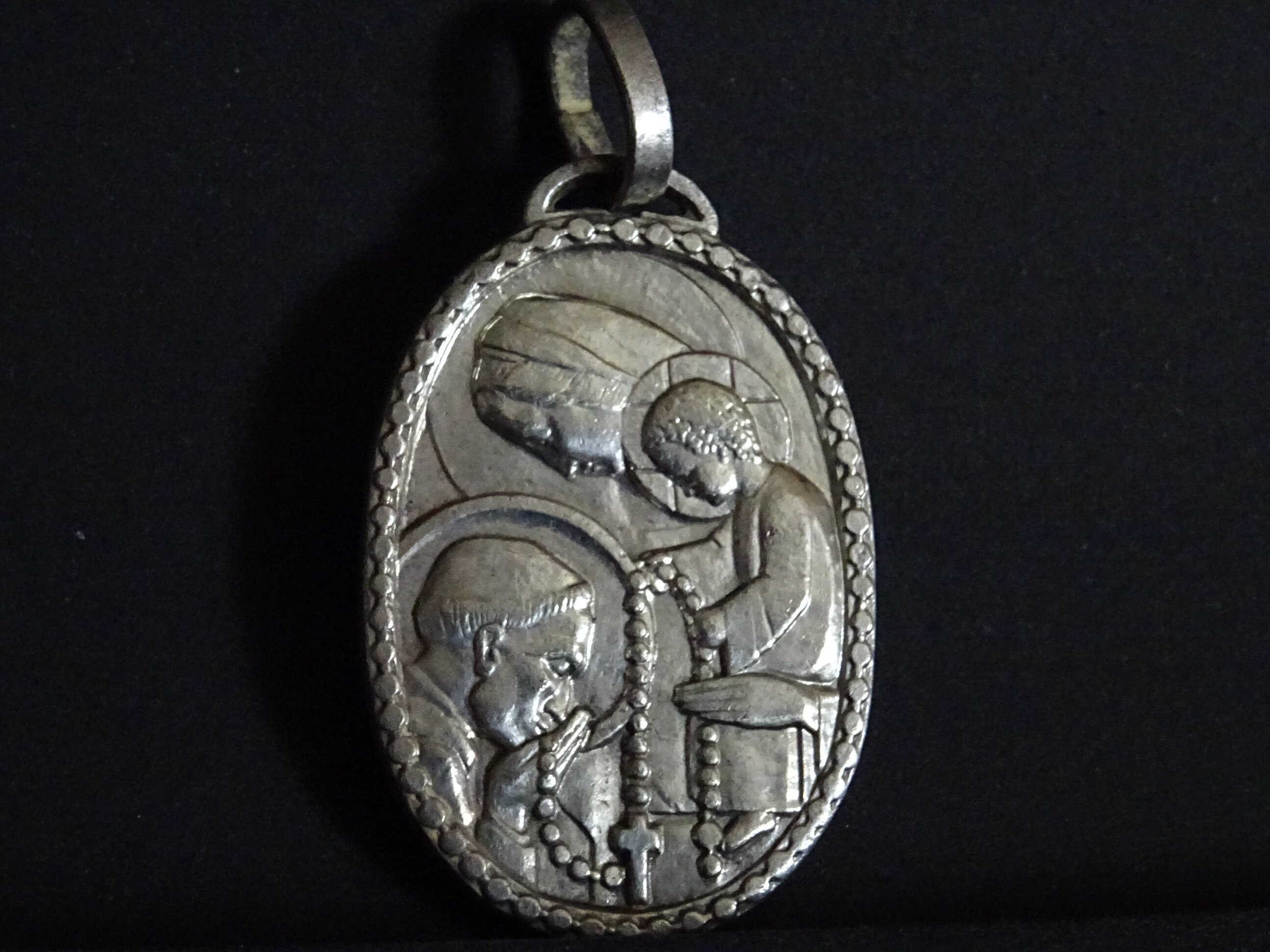 Sainte Famille. Médaille Vintage, de Médaillon Holy Charm Pendentif Medaille P 803