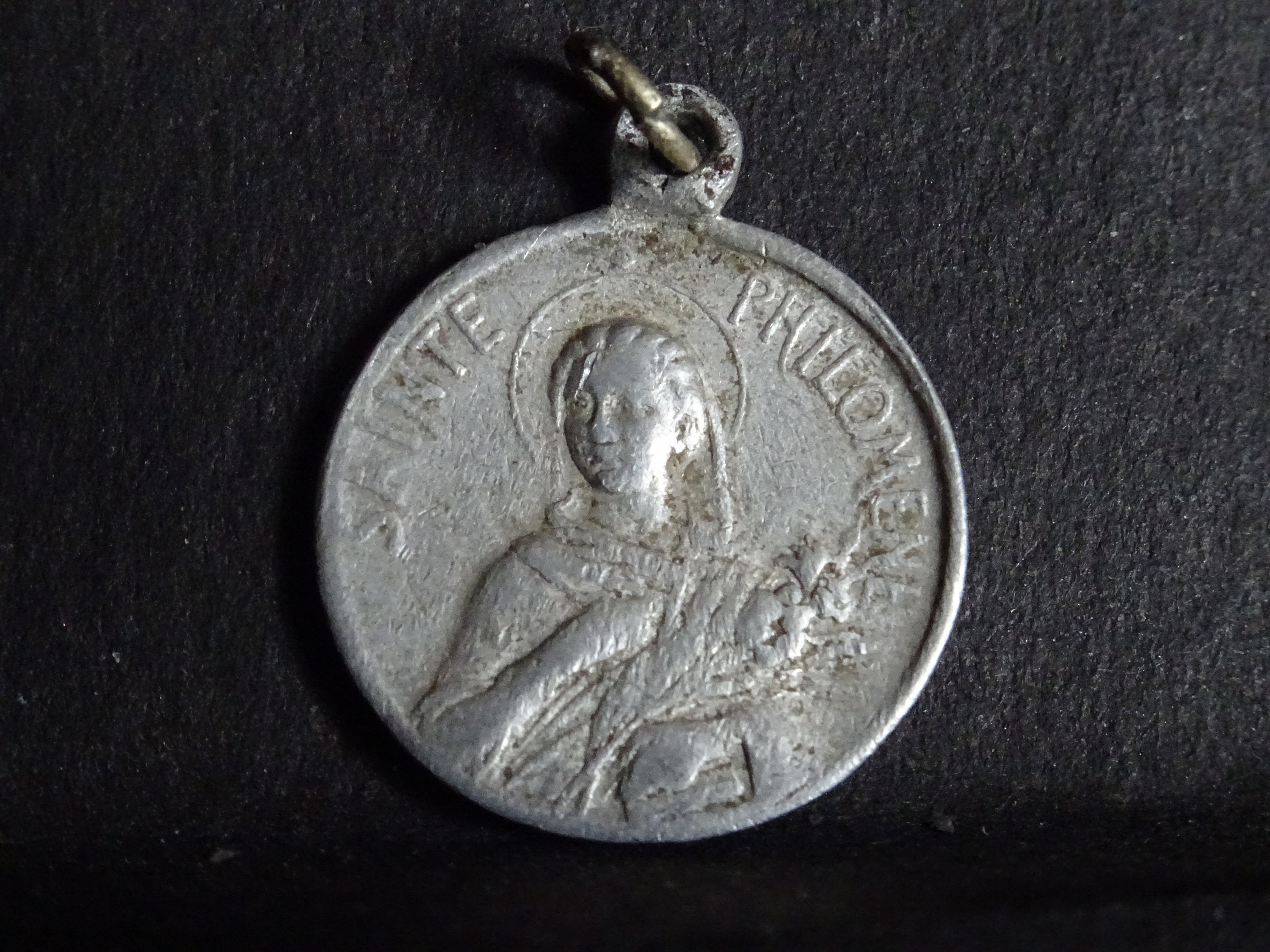 Saint-Jean Vianney St. Philomena Saint Patron Des Nourrissons, Bébés et Jeunes Médaillon Pendent Med