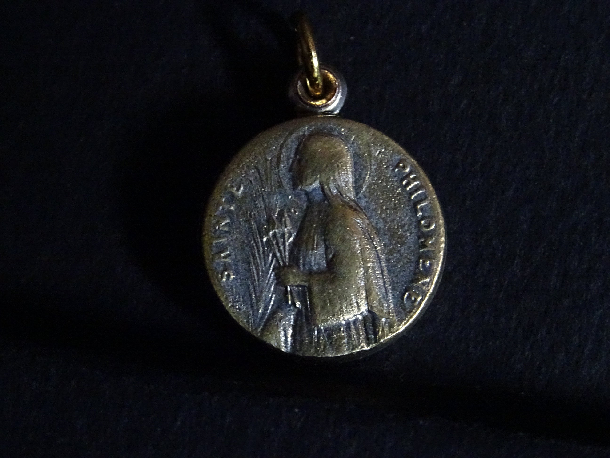 Saint Jean Vianney Saint Philomena Patron Des Nourrissons, Bébés et Jeunes. Médaillon Pendent Medal 