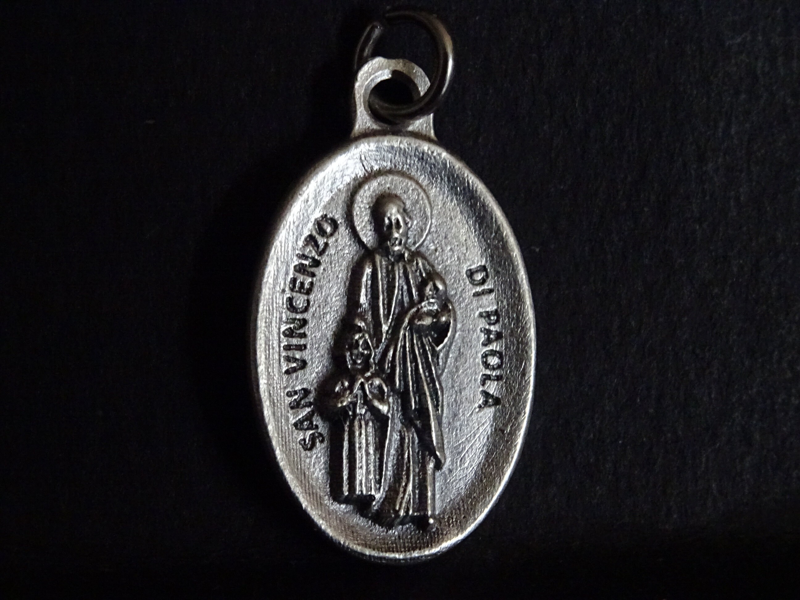 Saint Vincent de Paul. St Vincenzo Di Paolo Ruega Por Nosotros Médaille Médaillon Pendent Saint Char