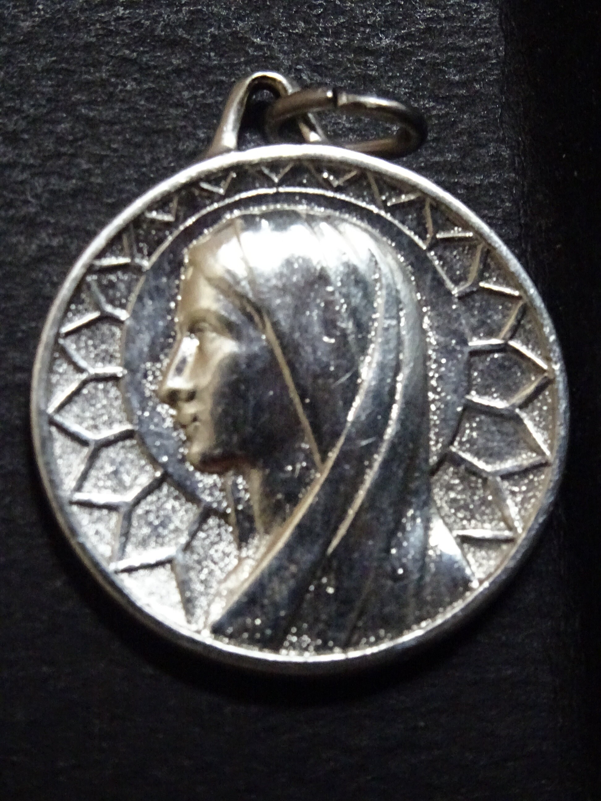 Virgin Mary Different Design Antique Religious French. medal medallion pendent medaille Holy Charm