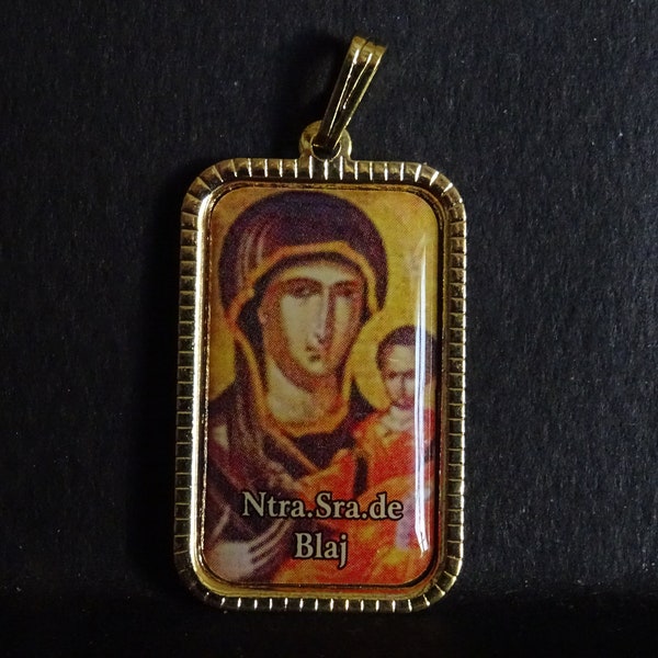 Nuestra Señora de Blaj, Rumania Medalla religiosa Medallón fotopendante