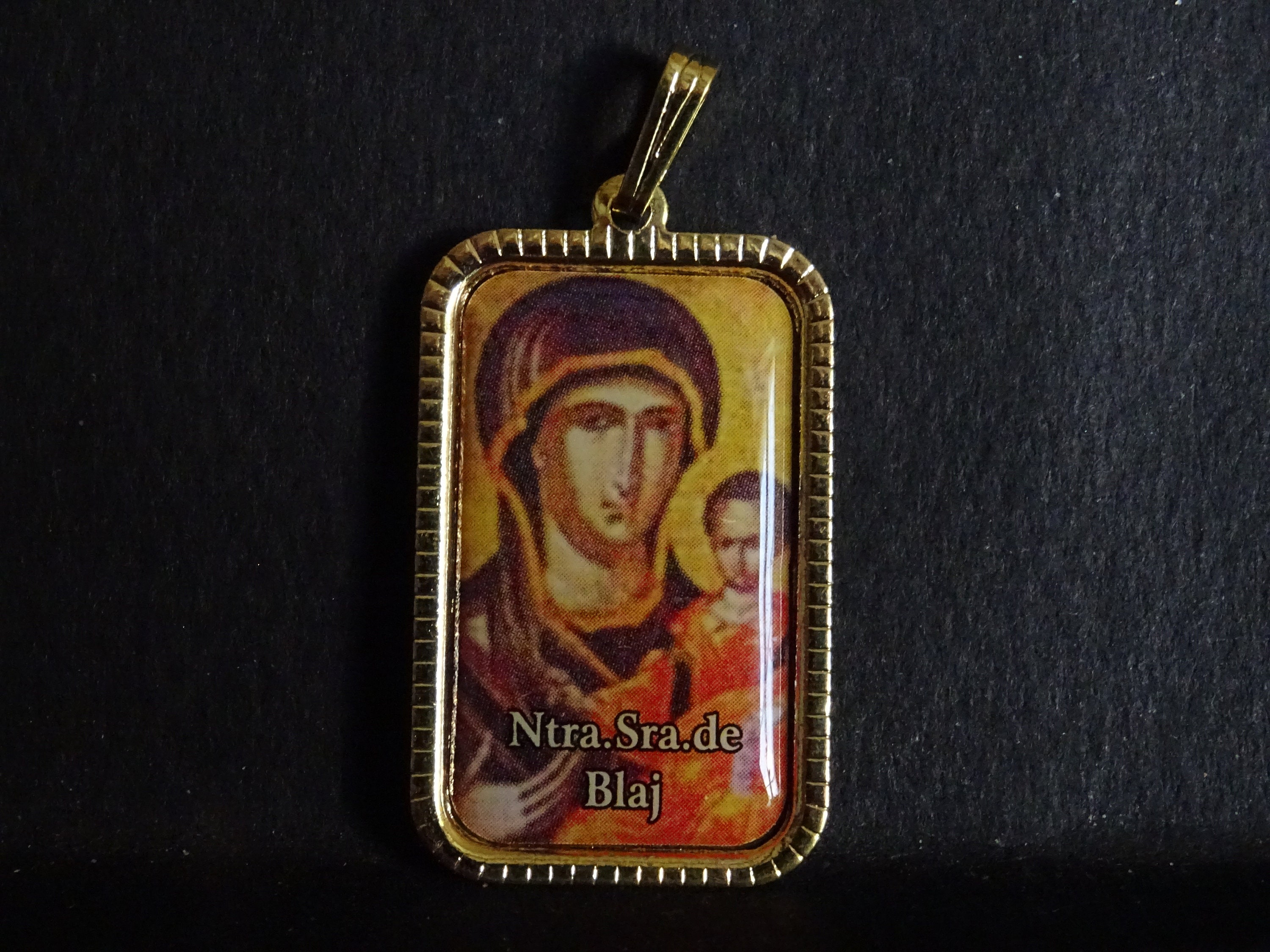 Notre-Dame de Blaj , Roumanie Médaille Religieuse Photo Pendentif Médaillon