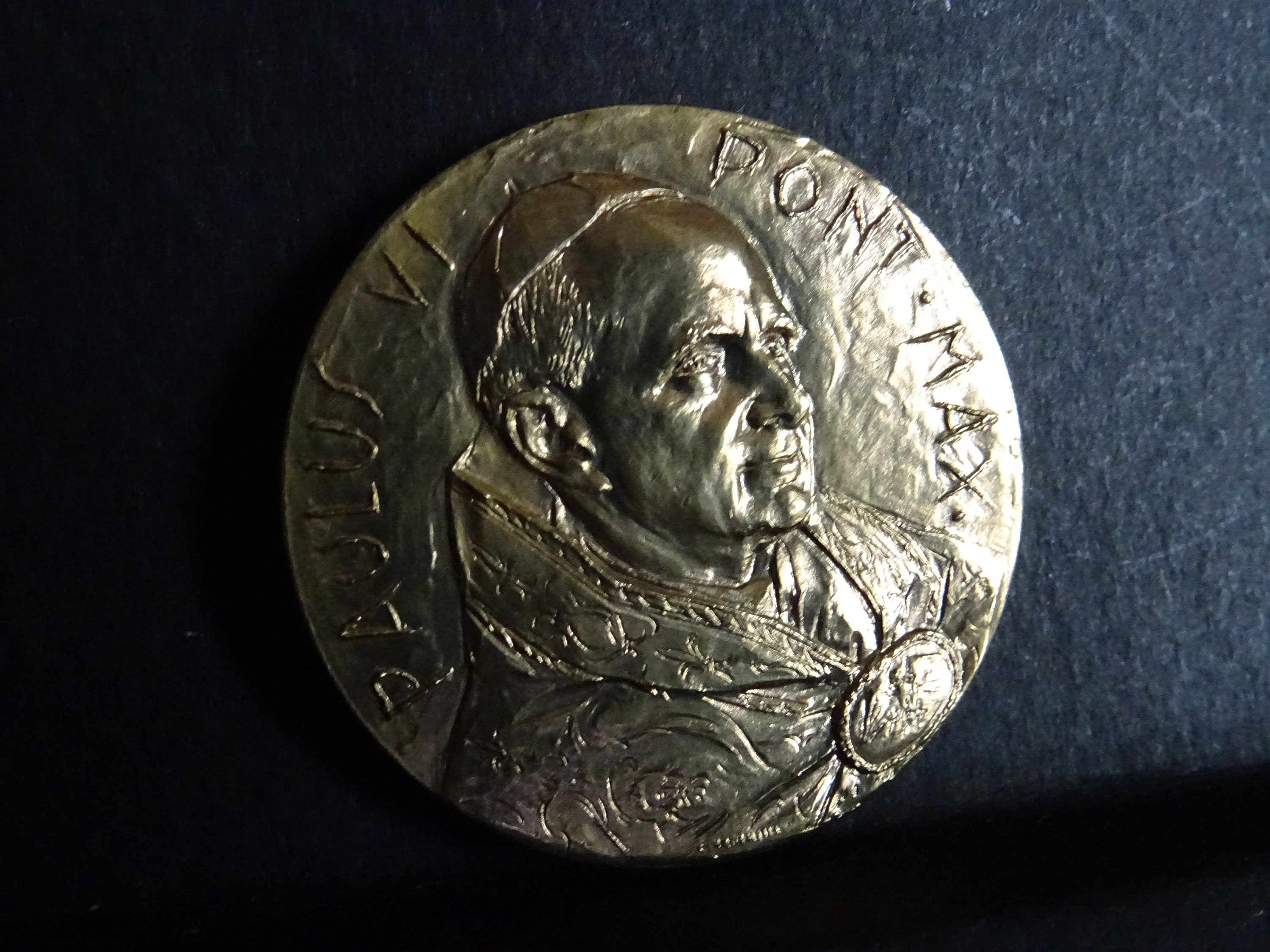 Médaille Medaille Vatican. Paulus Vi . à Nomine Domini. Bronze