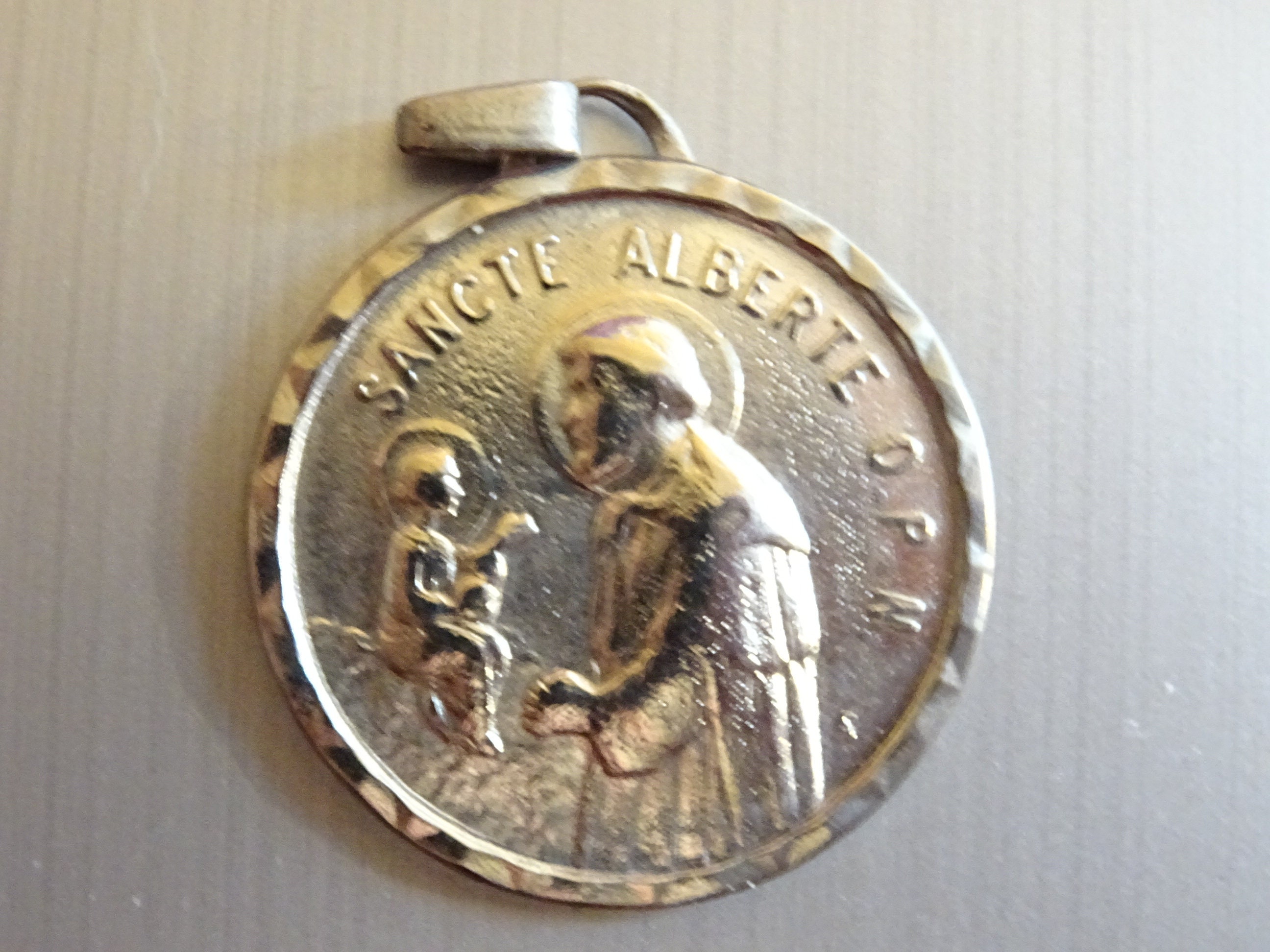 Saint Alberte. Saint Patron de Tous Ceux Qui Cultivent Les Sciences Naturelles. Vintage Religieux Fr