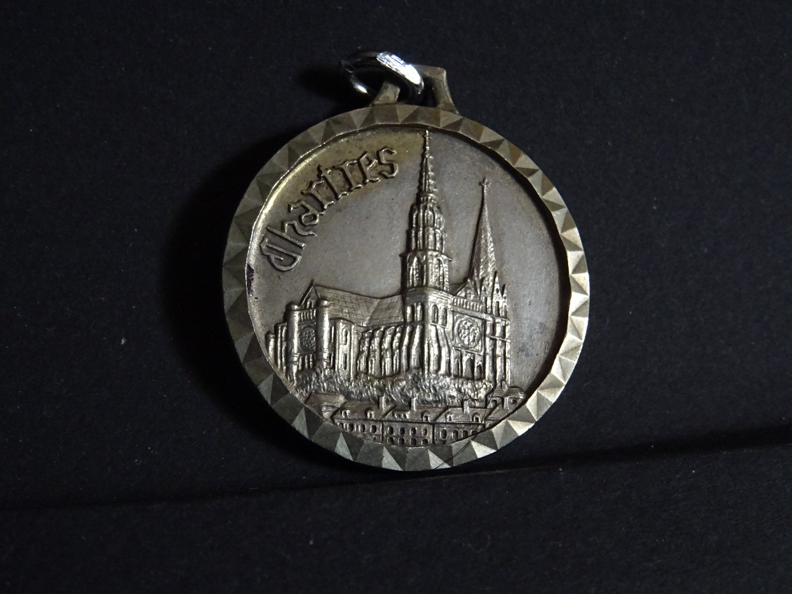 Chartres St Christopher. Médaille Médaillon Pendent Medaille Holy Charm P 667