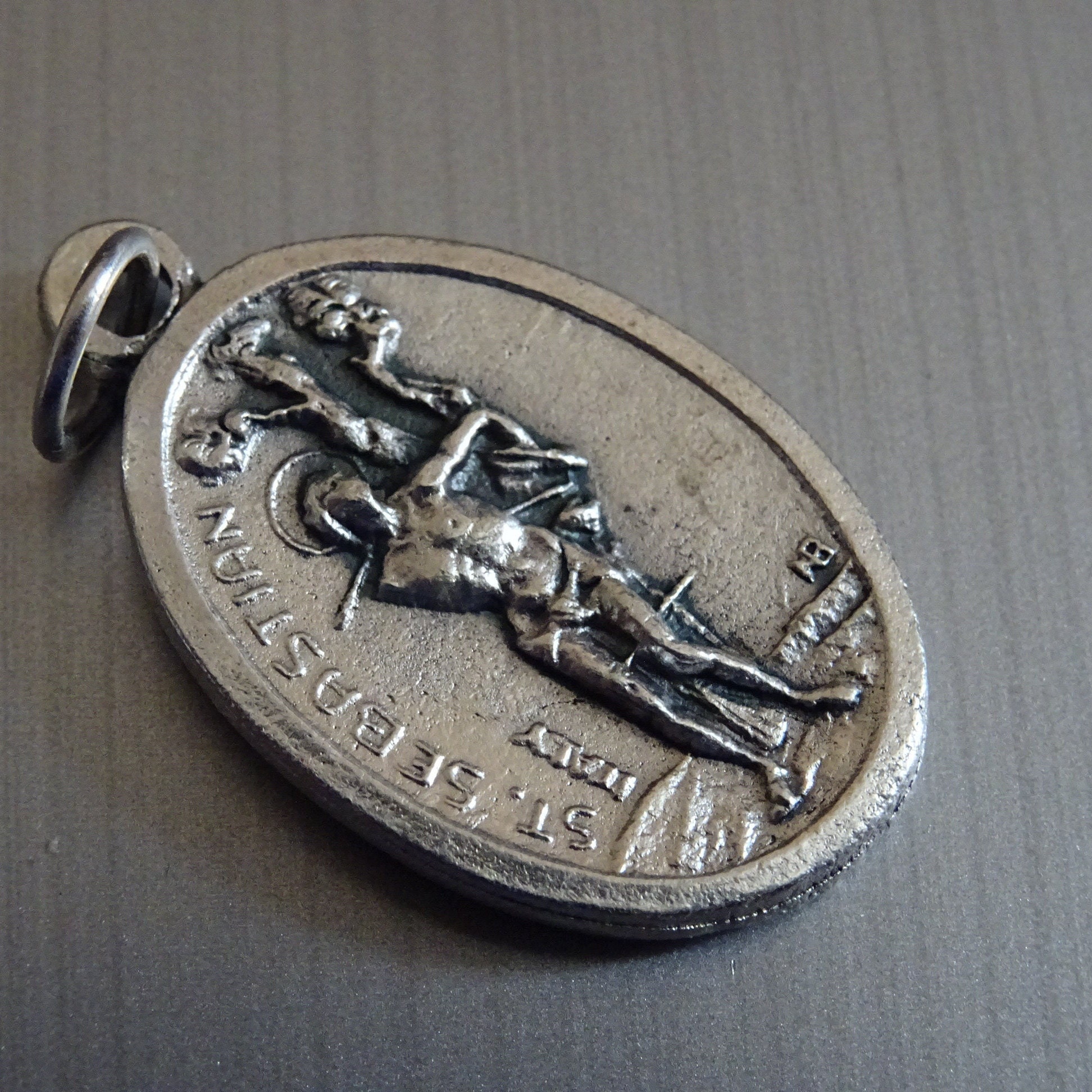 Saint-Christophe, Saint-Sébastien, Médaille d'argent Médaille Pendente Saint Charme D 135