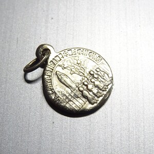Our Lady Beauraing. Tiny. Holy Charm Medal Pendant  medallion  TT 10